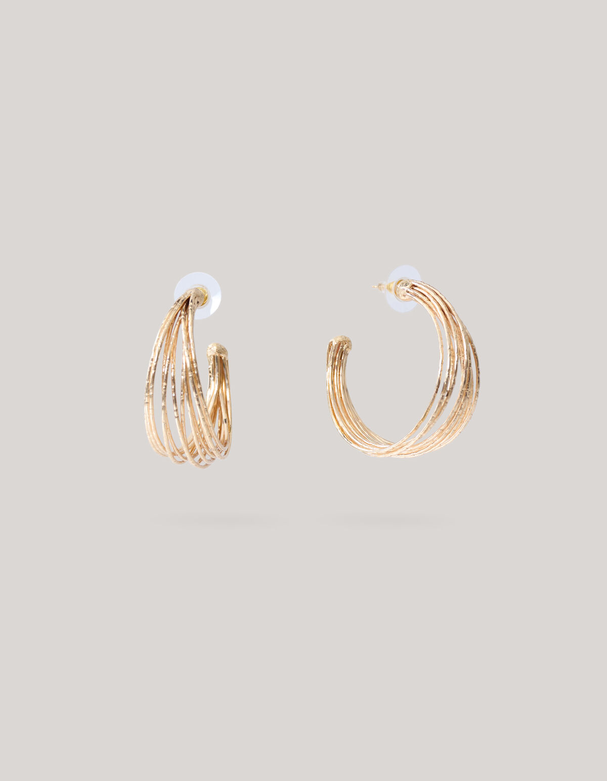 Multi Cord Hoop Oorbellen Goud SHOEBY ACCESSOIRES