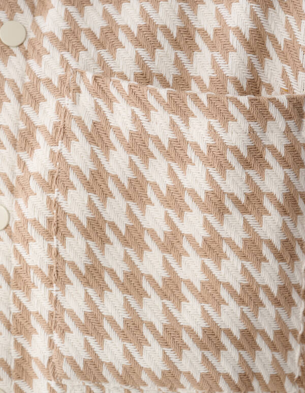 Ruiten Overshirt Zand SHOEBY MEN