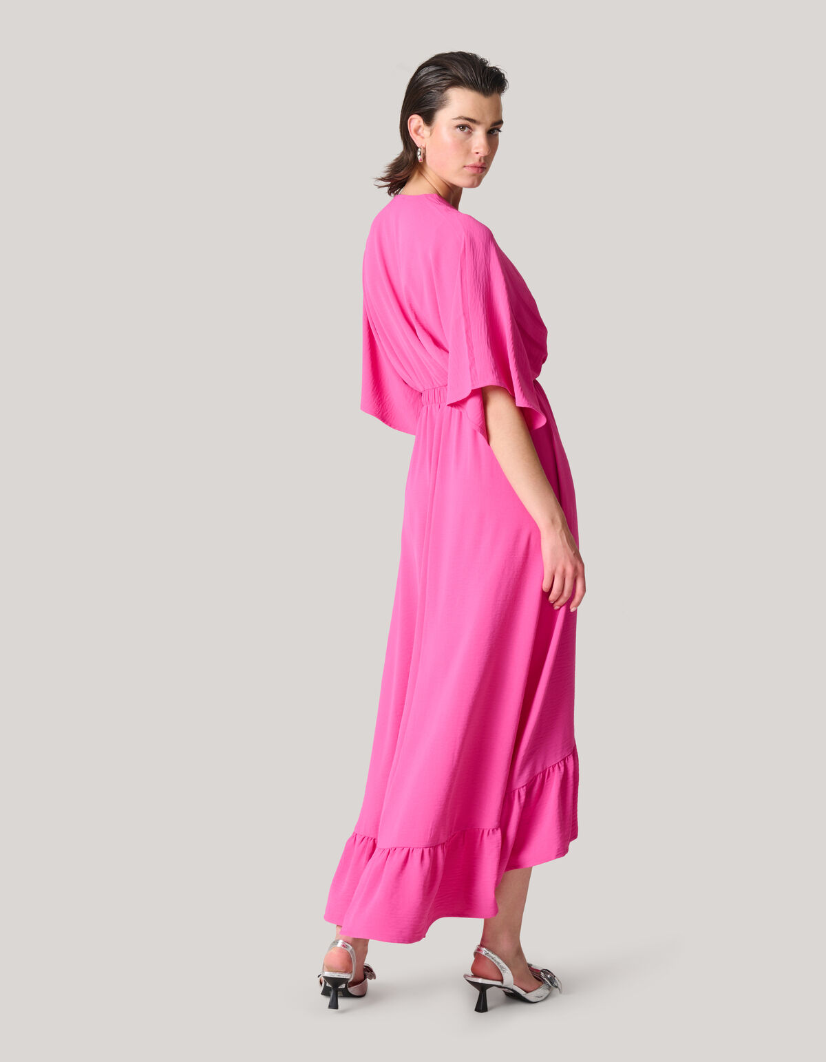 Twist Maxi Jurk Roze SHOEBY WOMEN