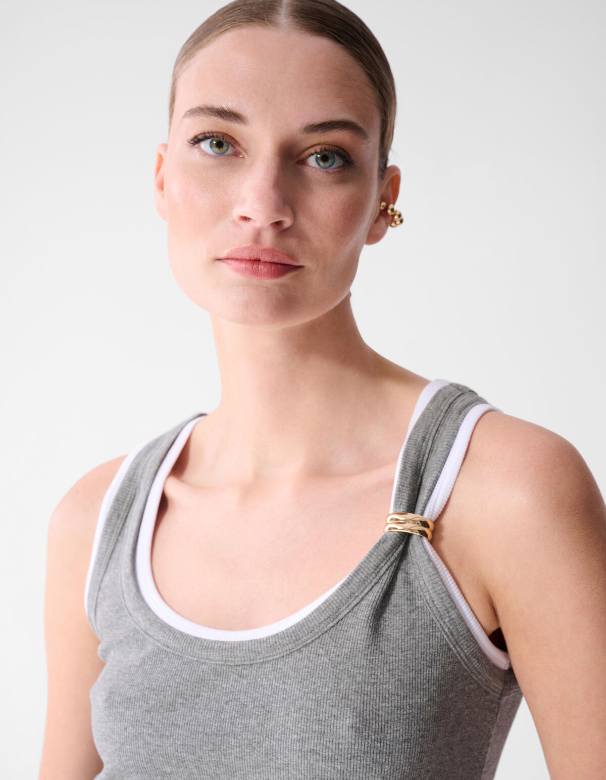 Double Singlet Lichtgrijs SHOEBY WOMEN