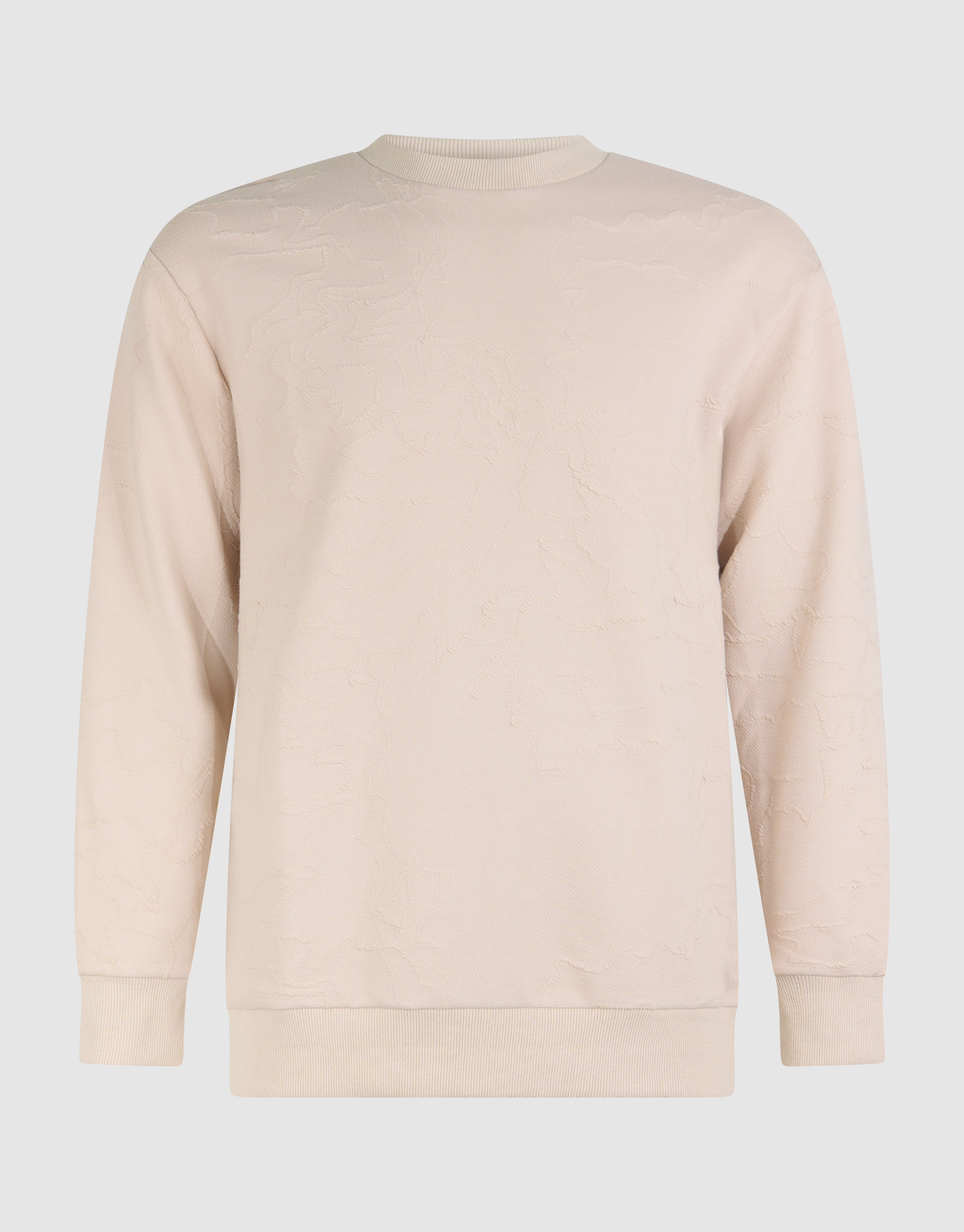 Structuur Sweater Gebroken Wit SHOEBY MEN