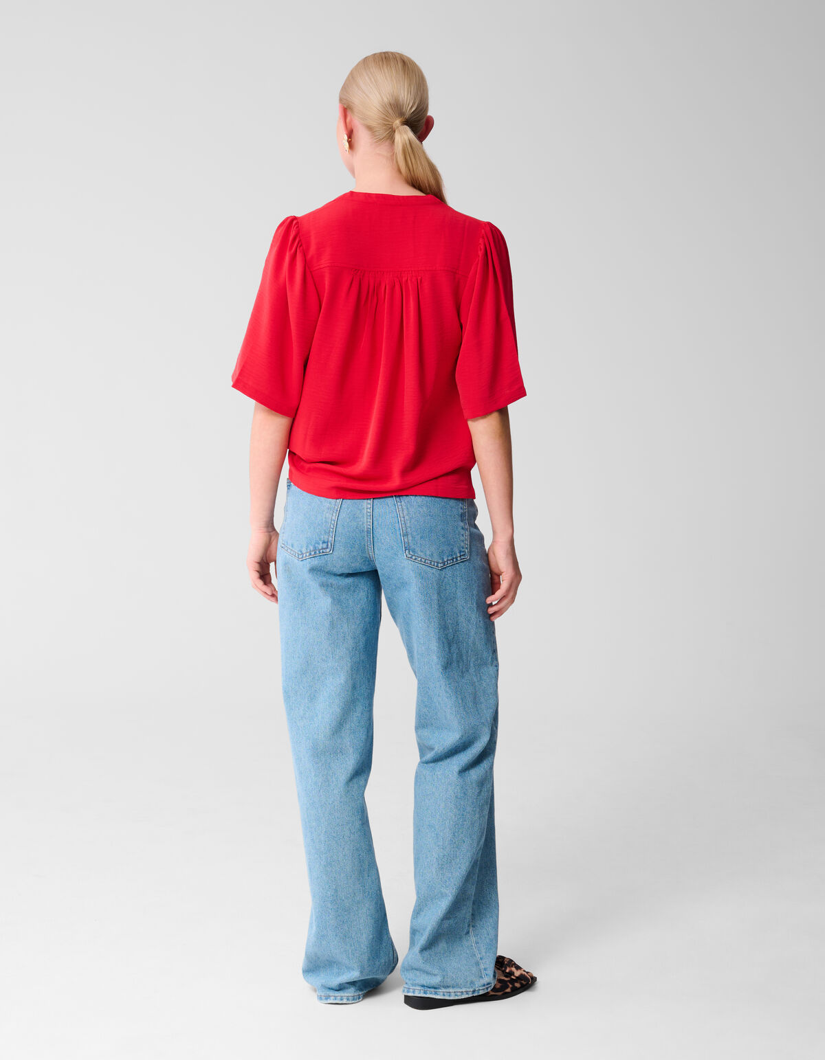 Twist Top Rood SHOEBY WOMEN