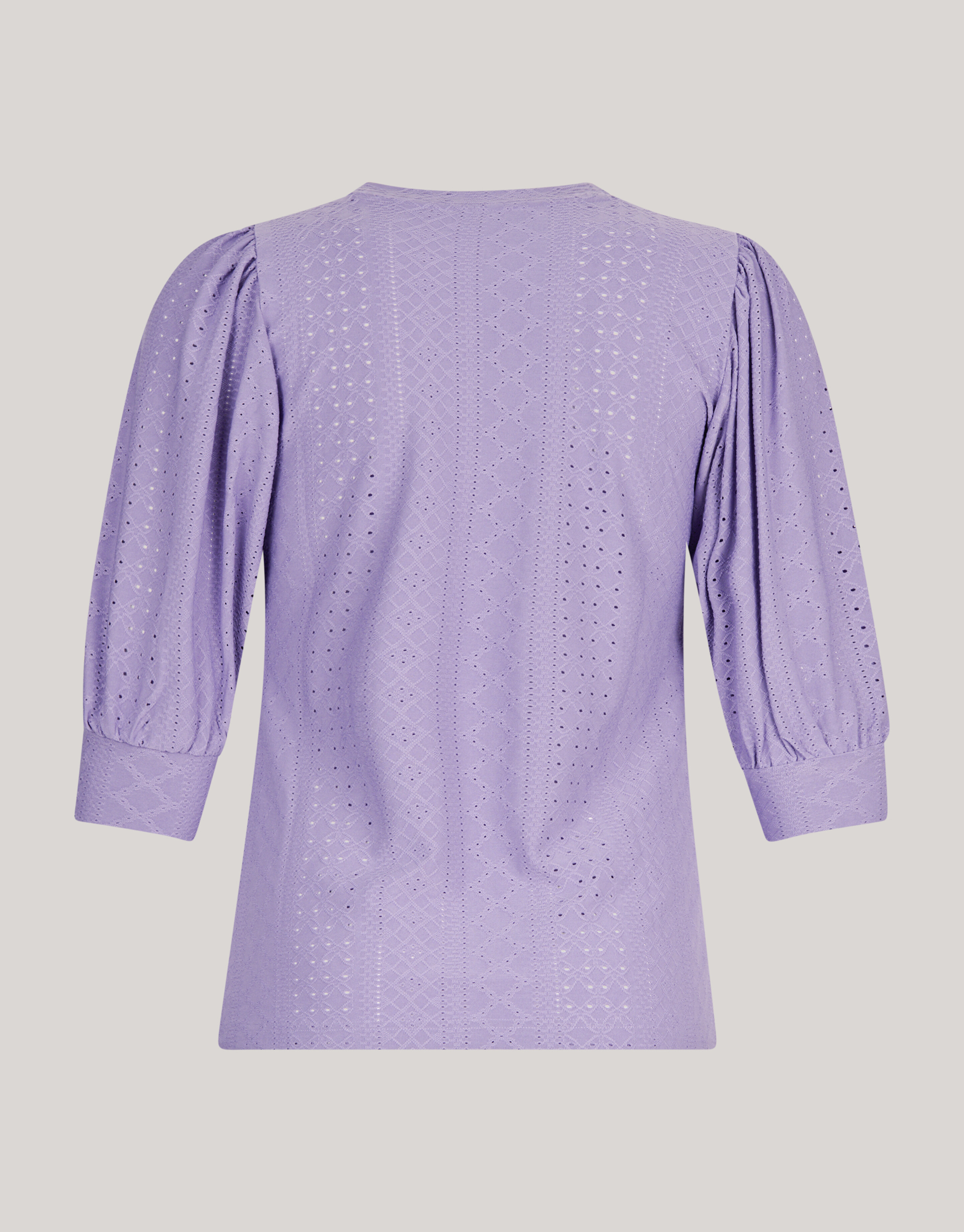Embroidery Top Paars SHOEBY WOMEN