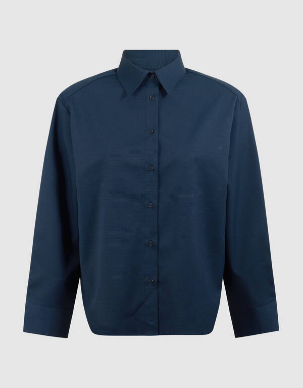 Ruiten Padded Blouse Donkerblauw SHOEBY WOMEN