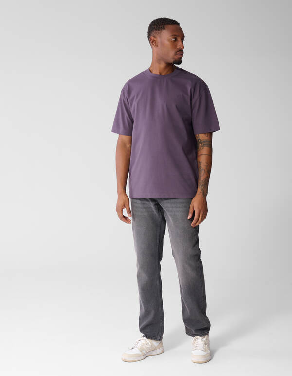 Keper Graphic T-shirt Paars SHOEBY MEN