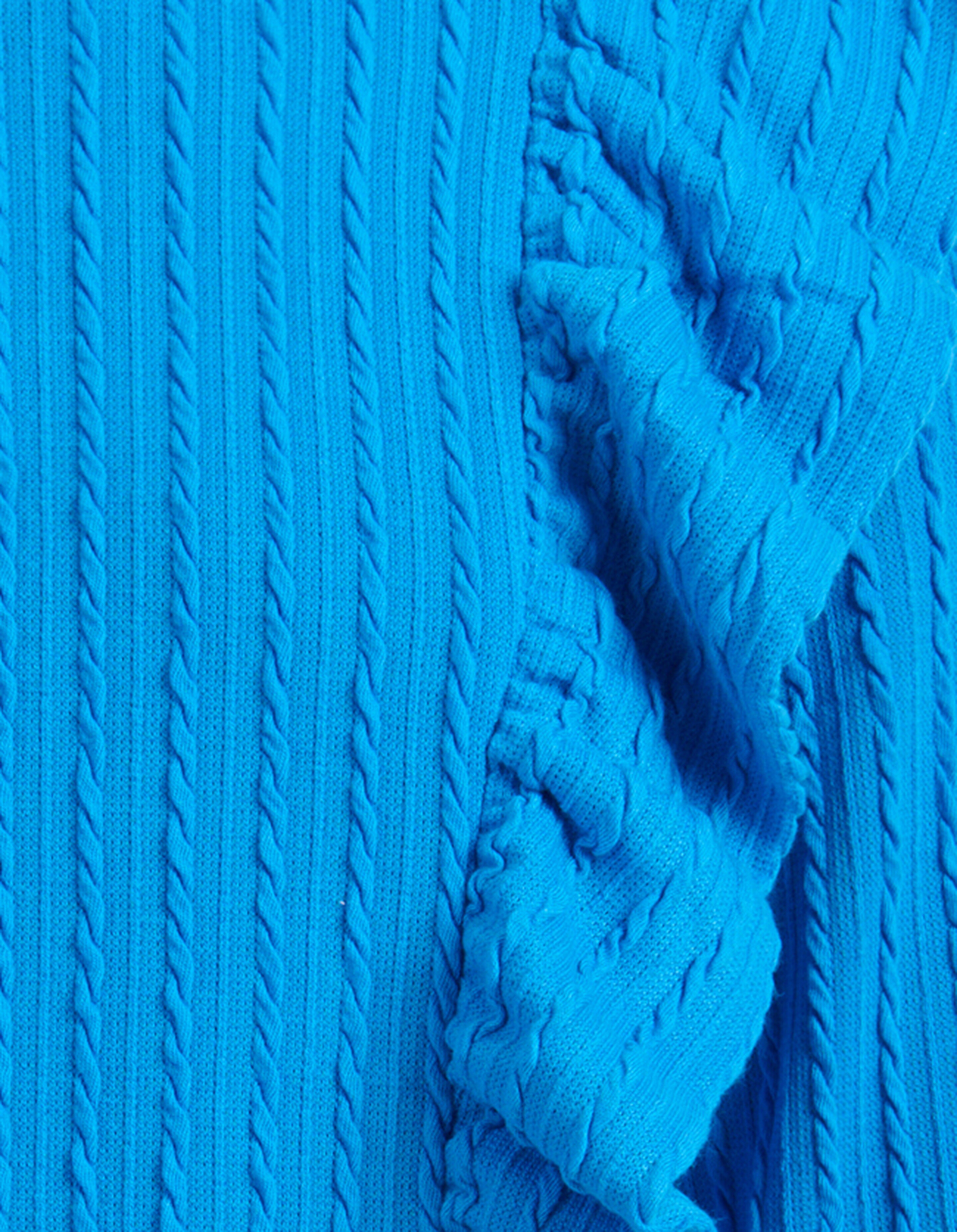 Kabel Ruffle Top Blauw SHOEBY GIRLS