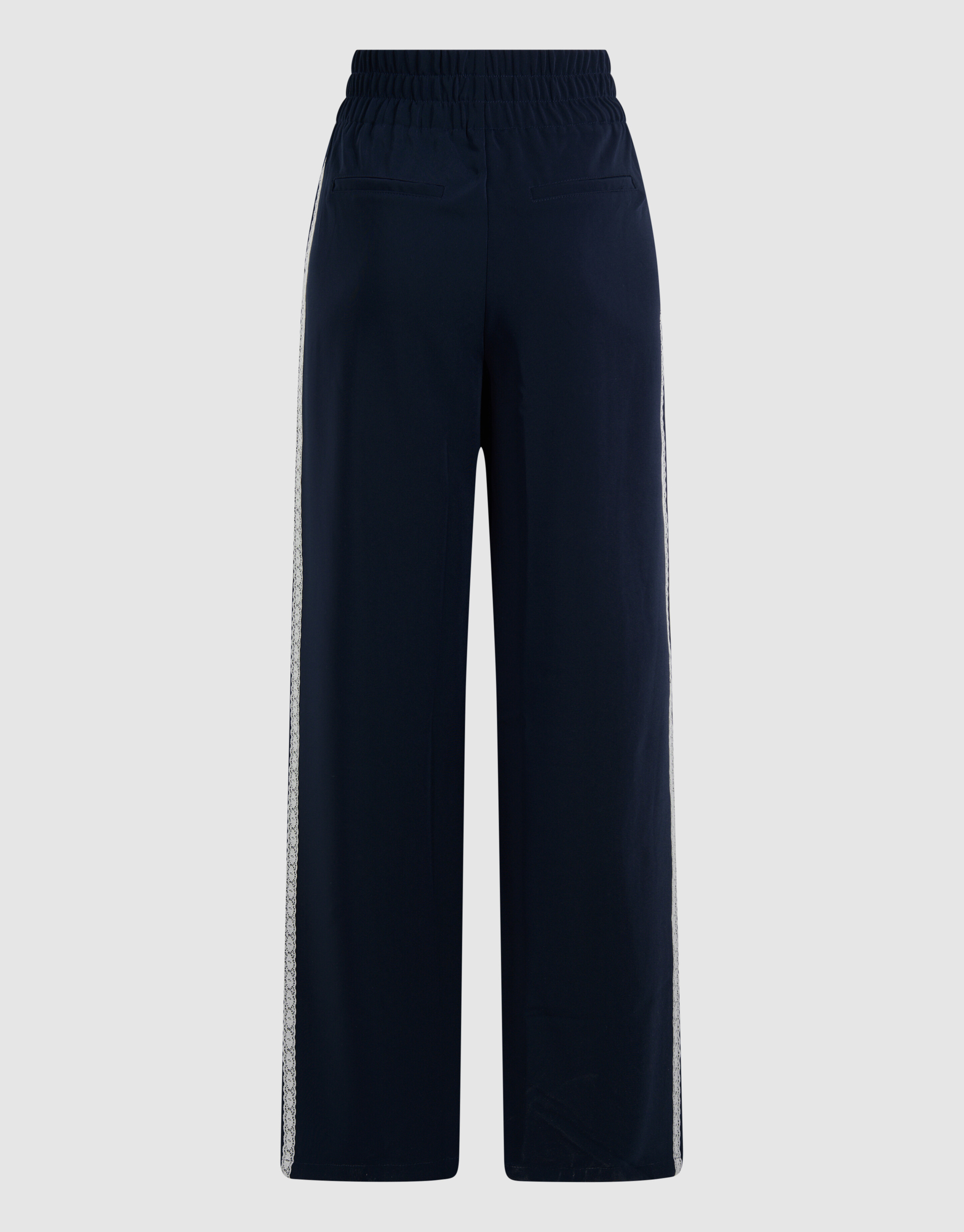 Sporty Wide Leg Broek Donkerblauw SHOEBY WOMEN