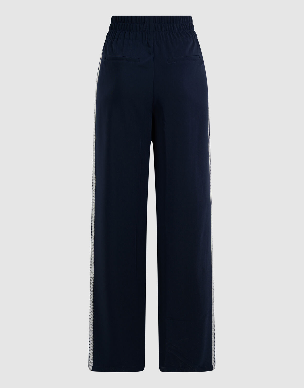 Sporty Wide Leg Broek Donkerblauw SHOEBY WOMEN