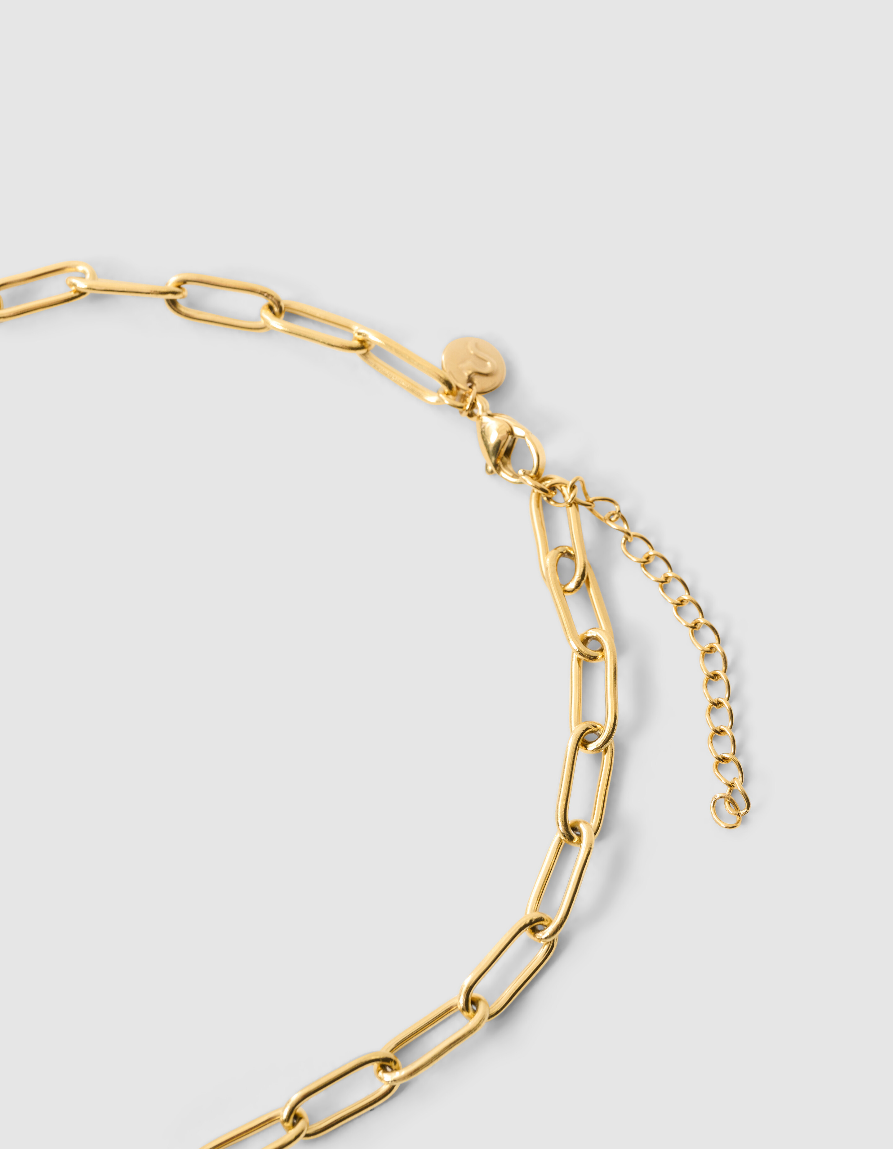 Charm Chain Ketting Goud/Blauw SHOEBY ACCESSOIRES