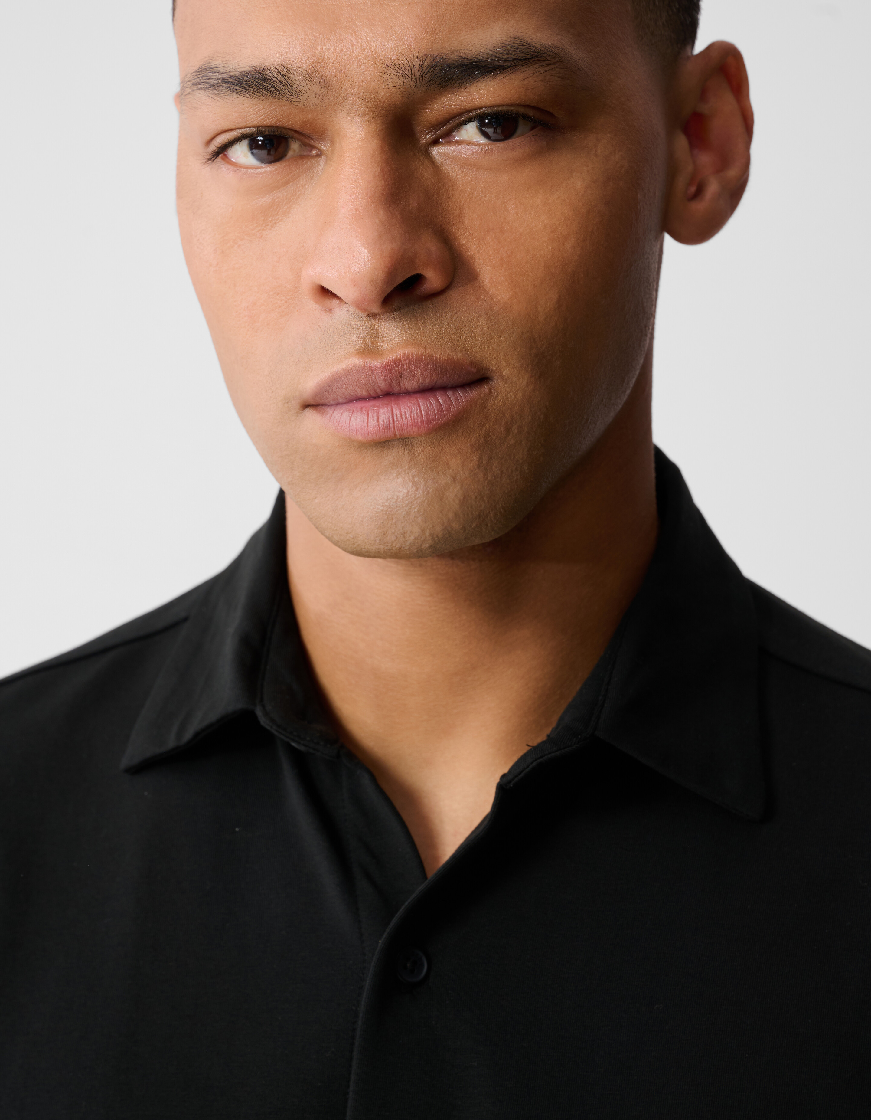 Jersey Overhemd Zwart SHOEBY MEN