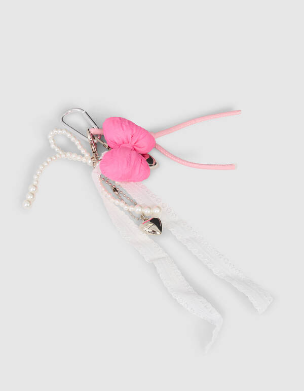 Fun Strik Sleutelhanger Roze SHOEBY ACCESSOIRES