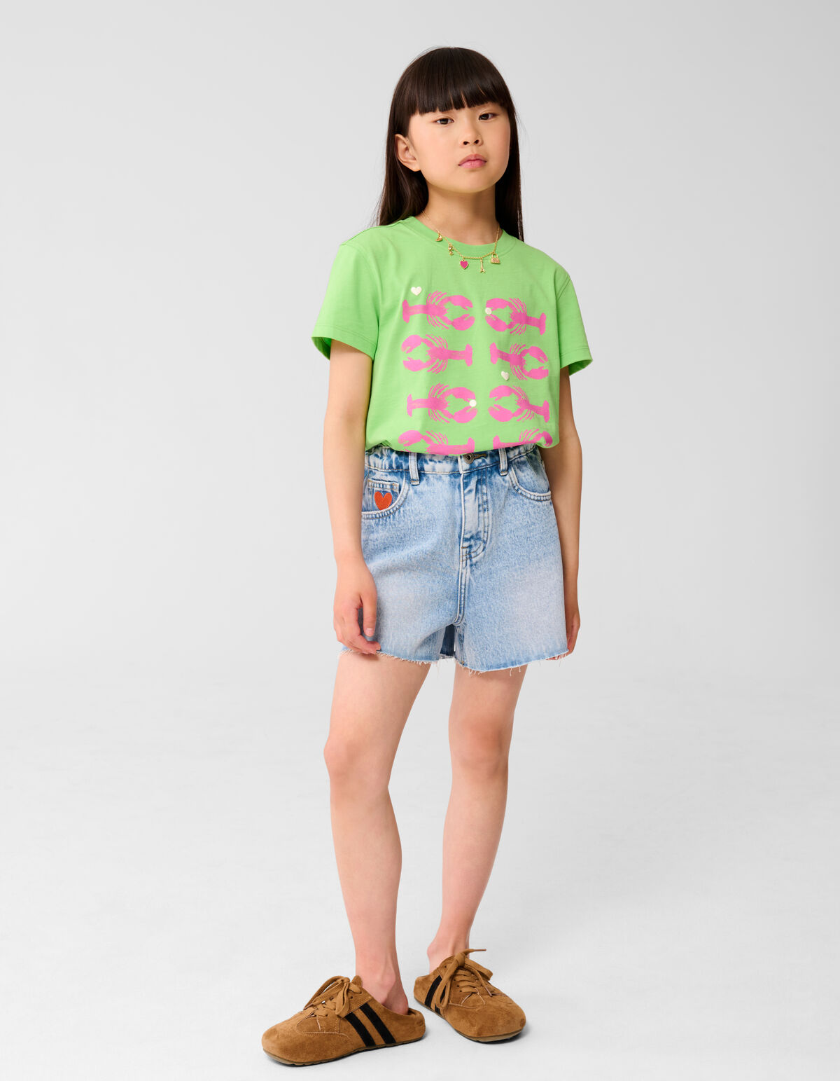 Embroidery Short Bleached SHOEBY GIRLS