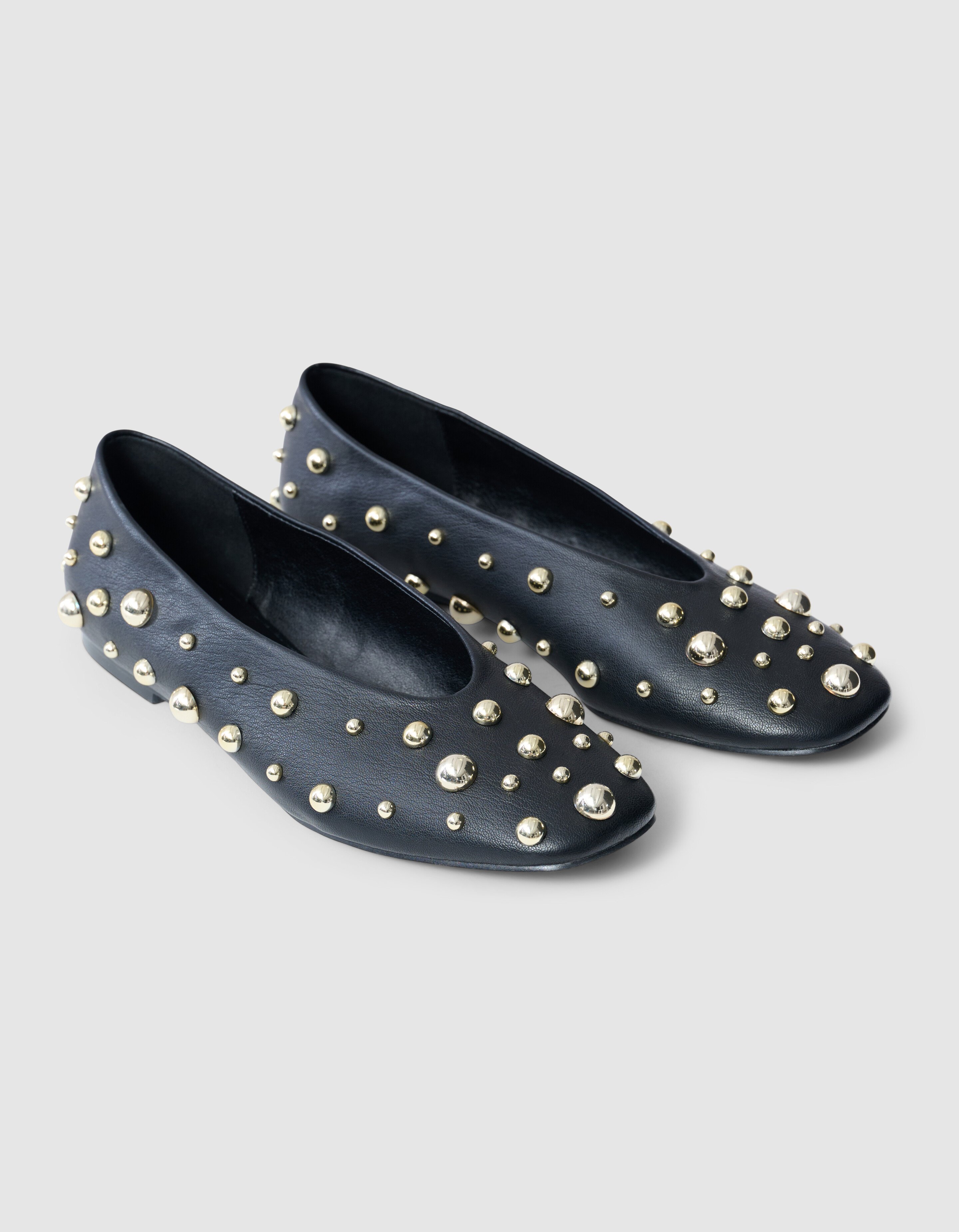Studs Ballerina's Zwart SHOEBY SHOES