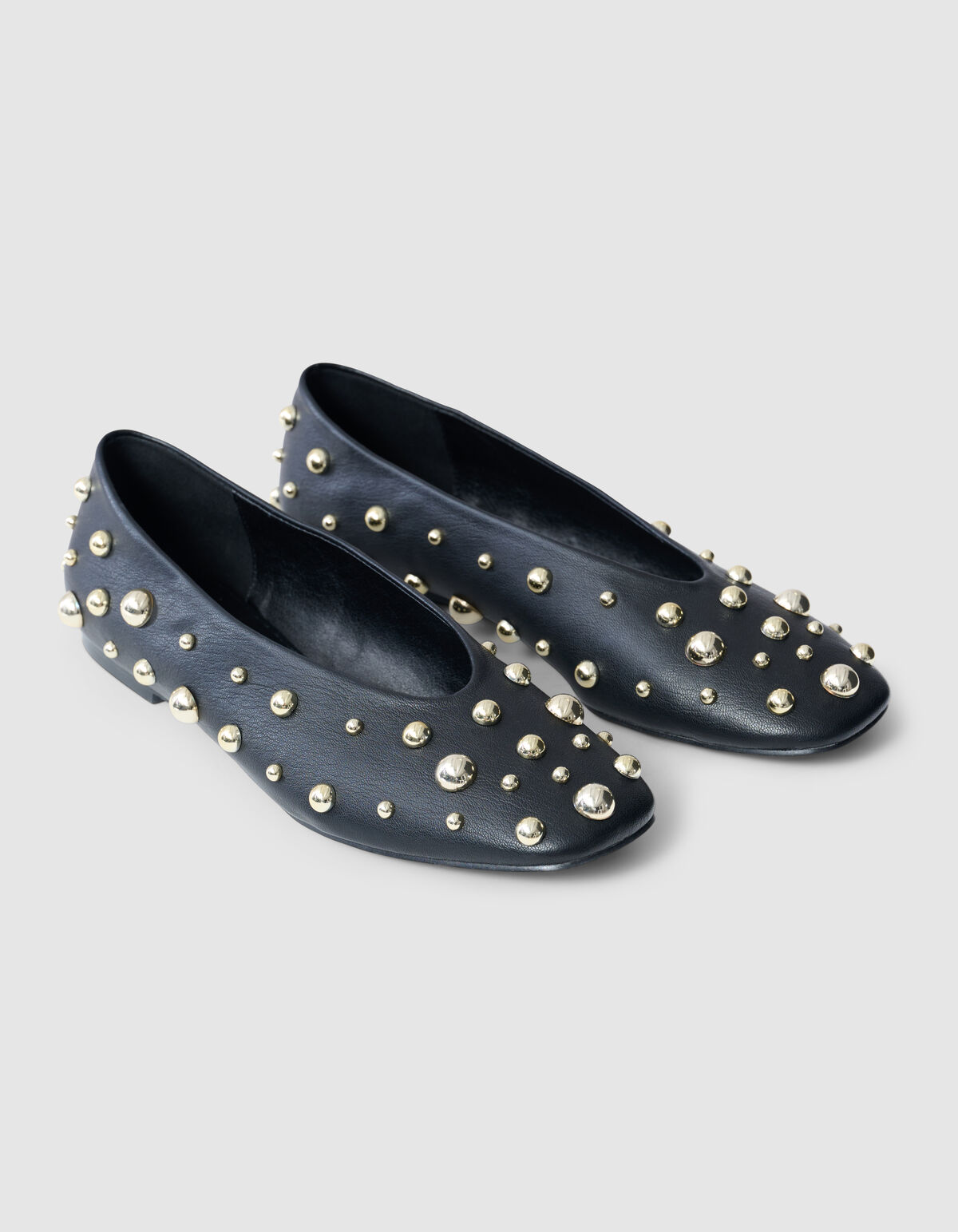 Studs Ballerina's Zwart SHOEBY SHOES