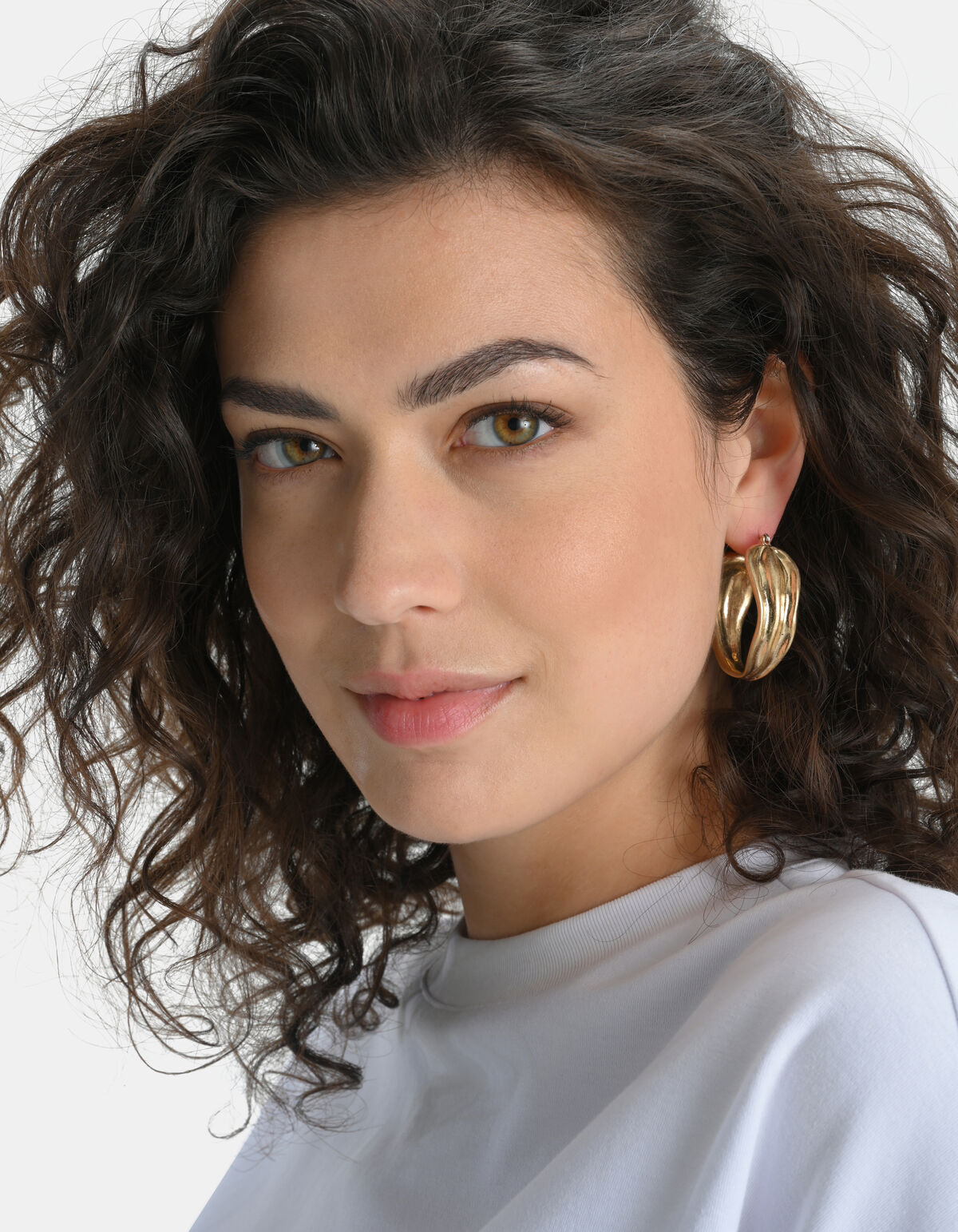 Busted Gold Hoops Oorbellen SHOEBY ACCESSOIRES