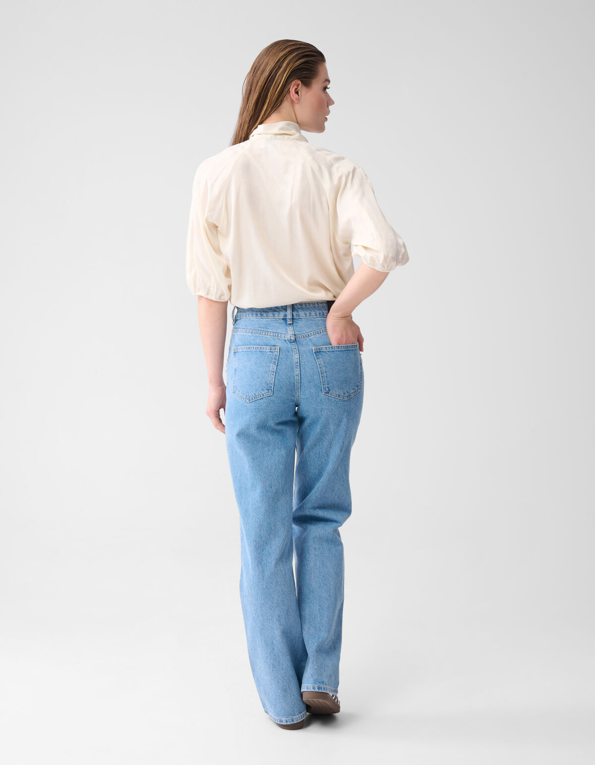 Shine Blouse Gebroken Wit SHOEBY WOMEN