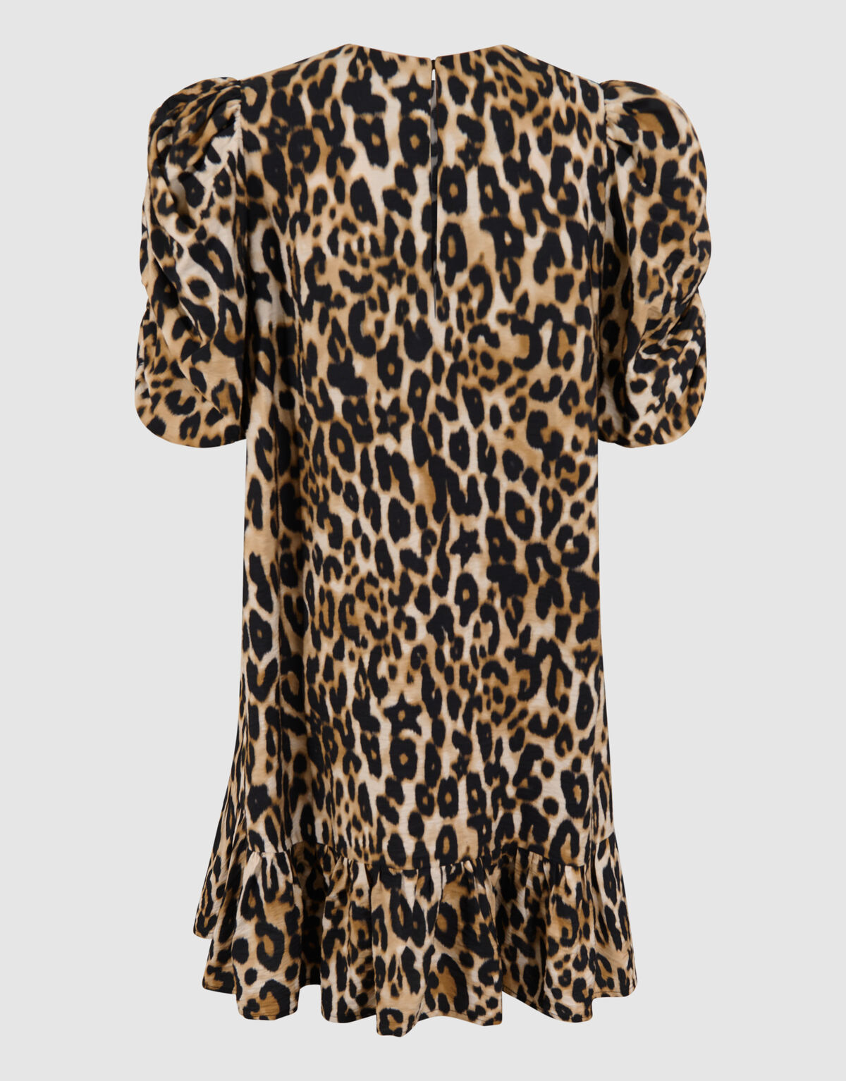 Printed Leopard Jurk Bruin SHOEBY GIRLS