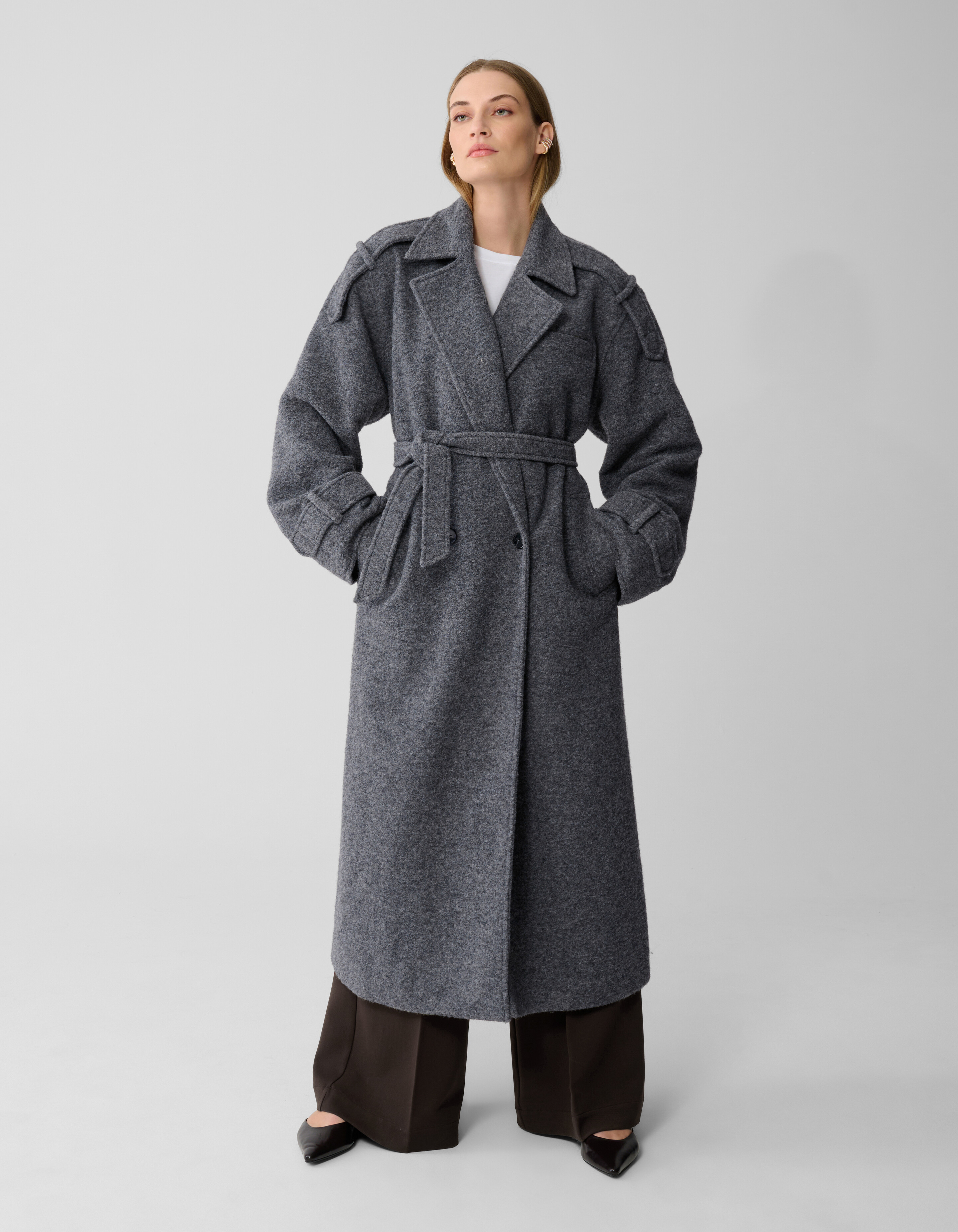Trenchcoat Donkergrijs By Lonneke SHOEBY WOMEN