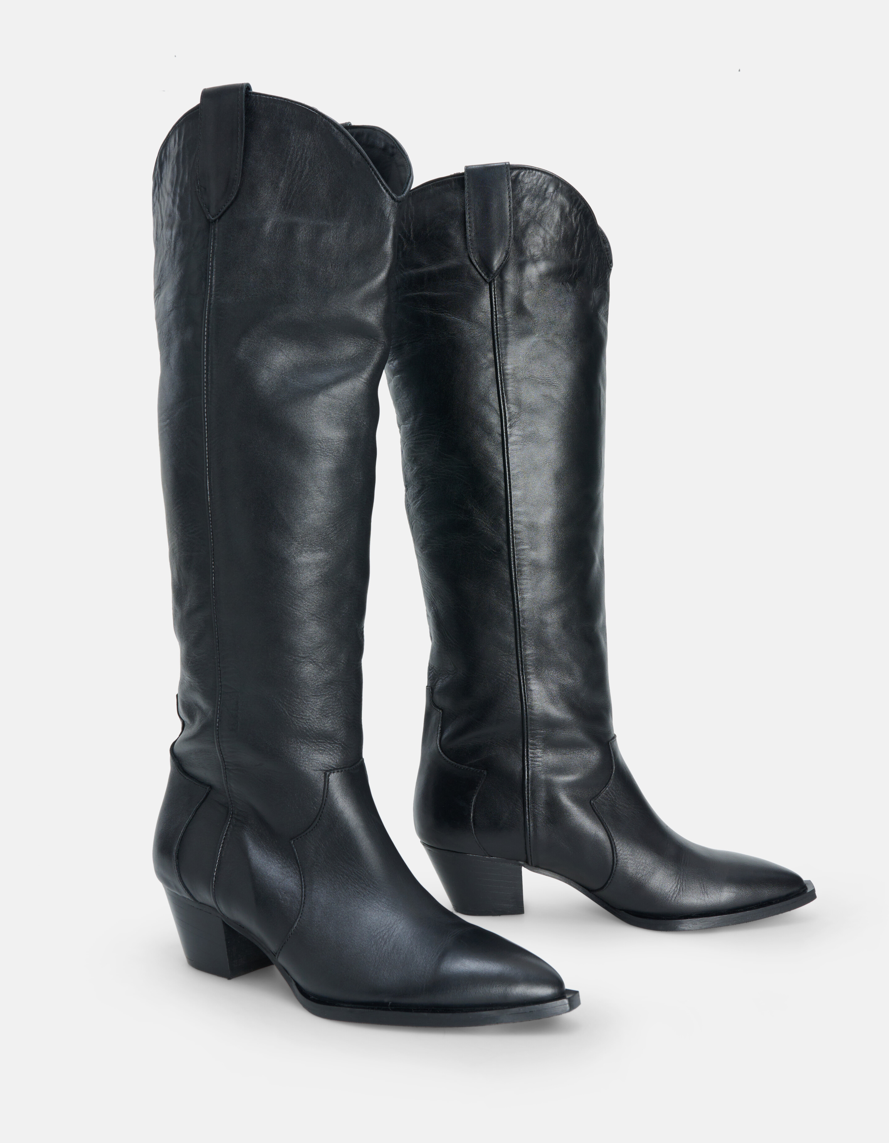 Hoge Leren Western Laars SHOEBY SHOES