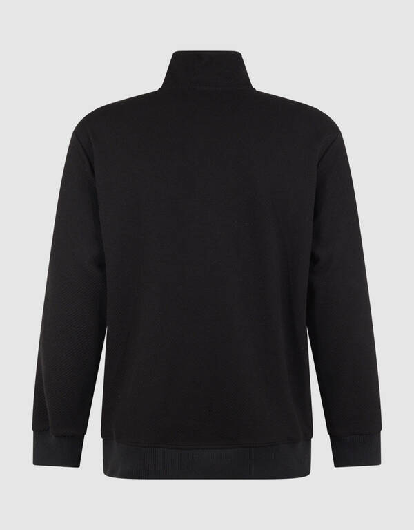 Half Zip Keper Sweater Zwart SHOEBY MEN