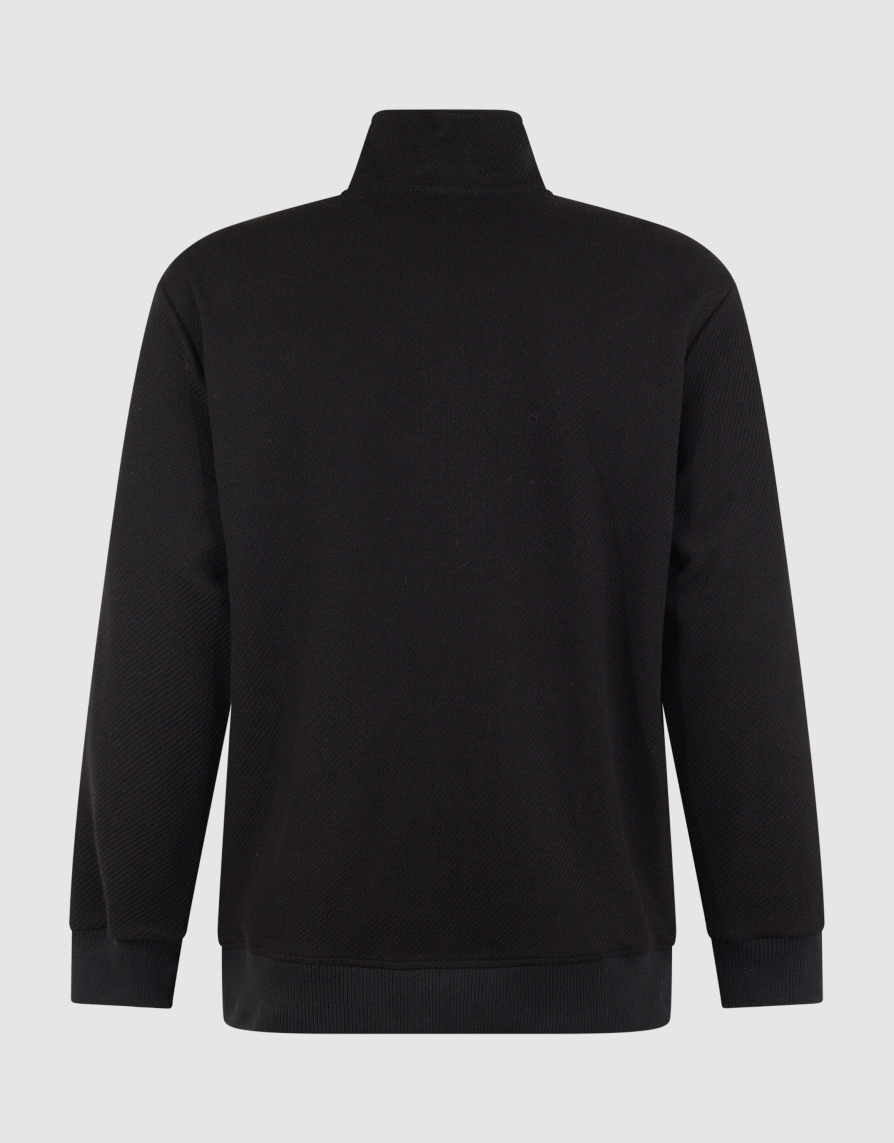 Half Zip Keper Sweater Zwart SHOEBY MEN