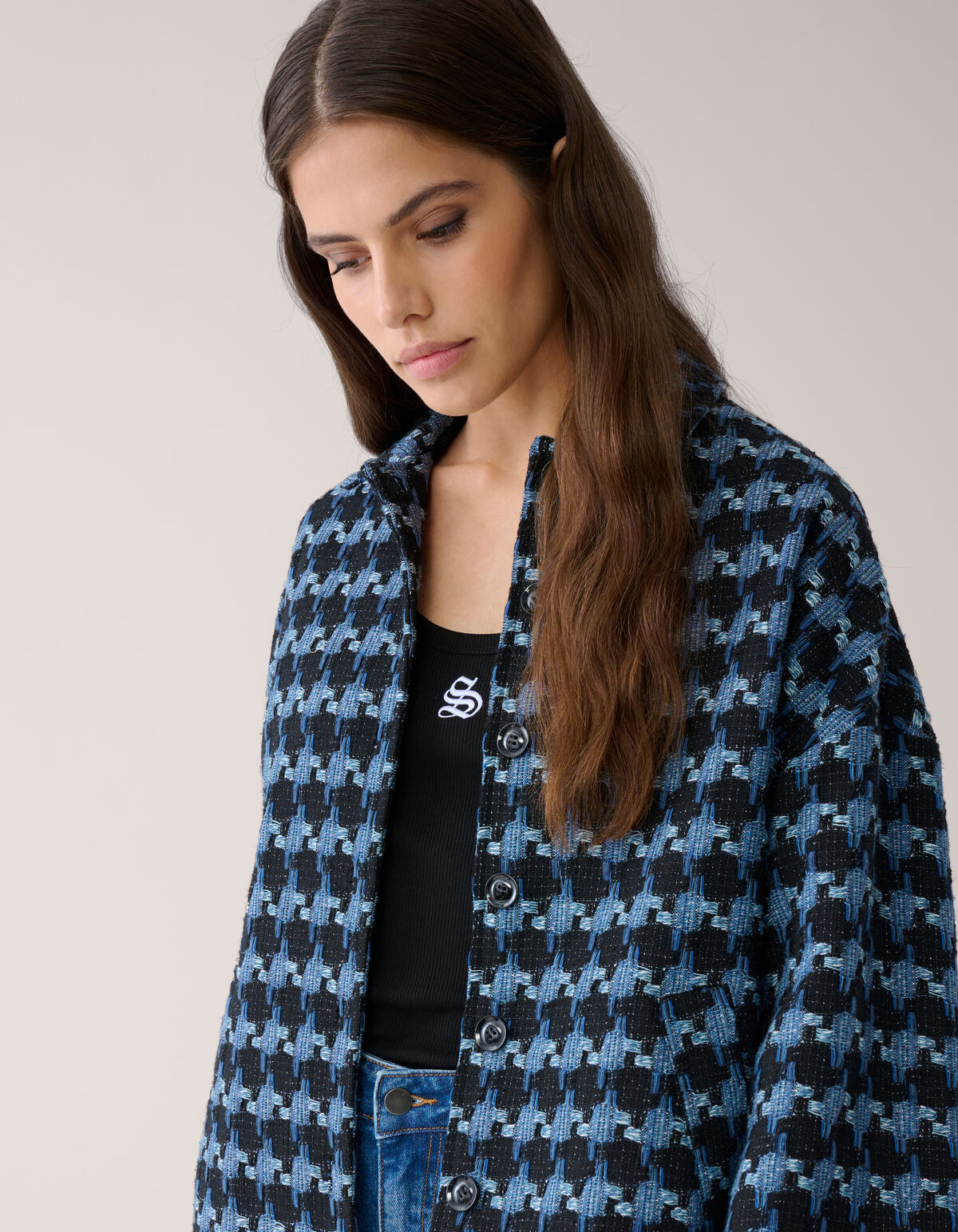 Jacquard Jack Blauw By Mieke SHOEBY WOMEN
