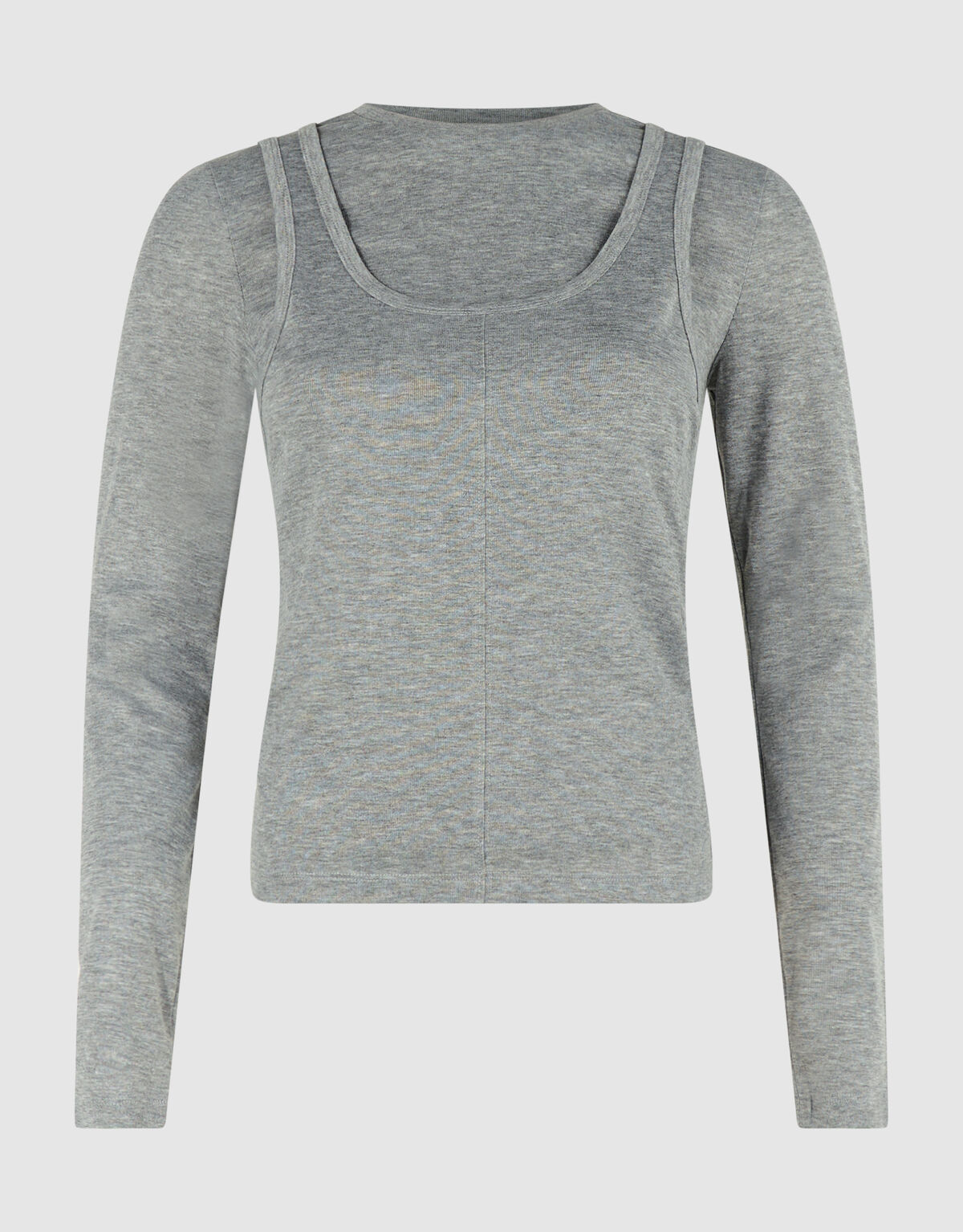 Double Singlet Top Grijs SHOEBY WOMEN