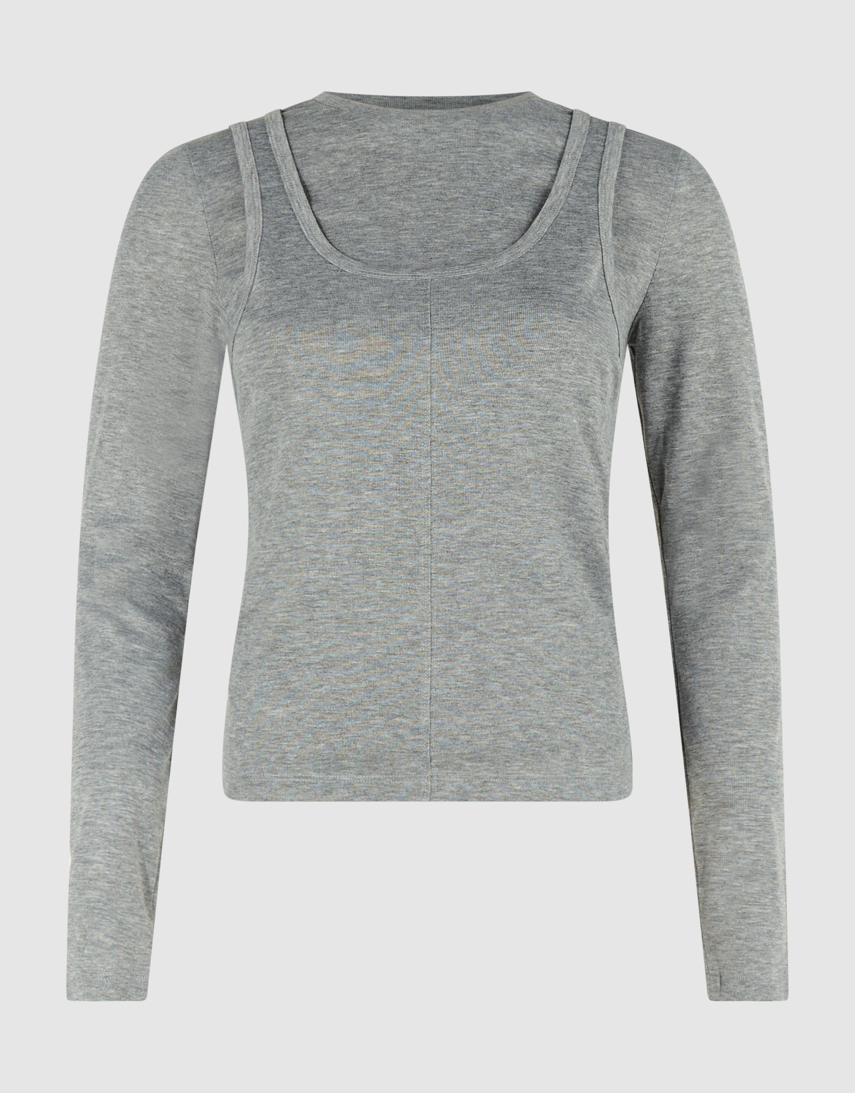 Double Singlet Top Grijs SHOEBY WOMEN