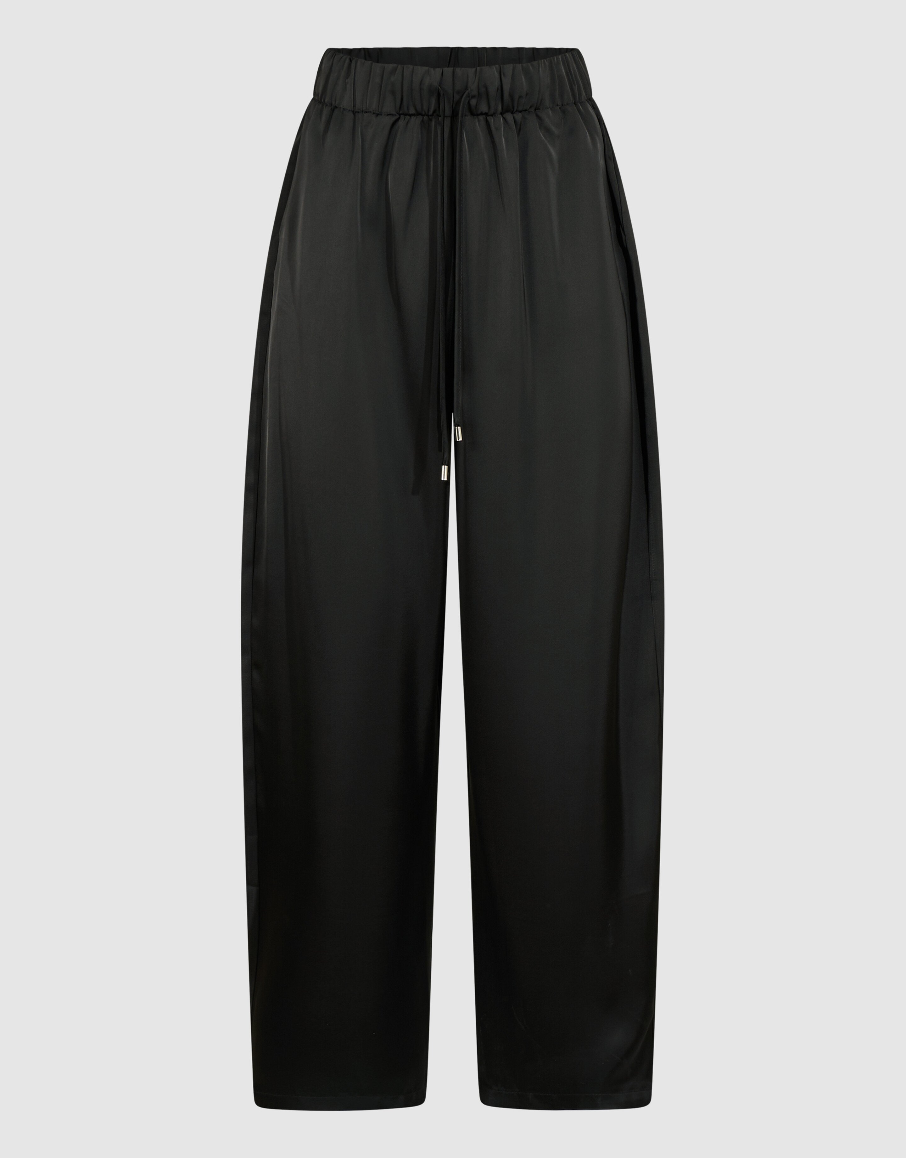 Satijnen Wide Leg Fit Broek Zwart SHOEBY WOMEN