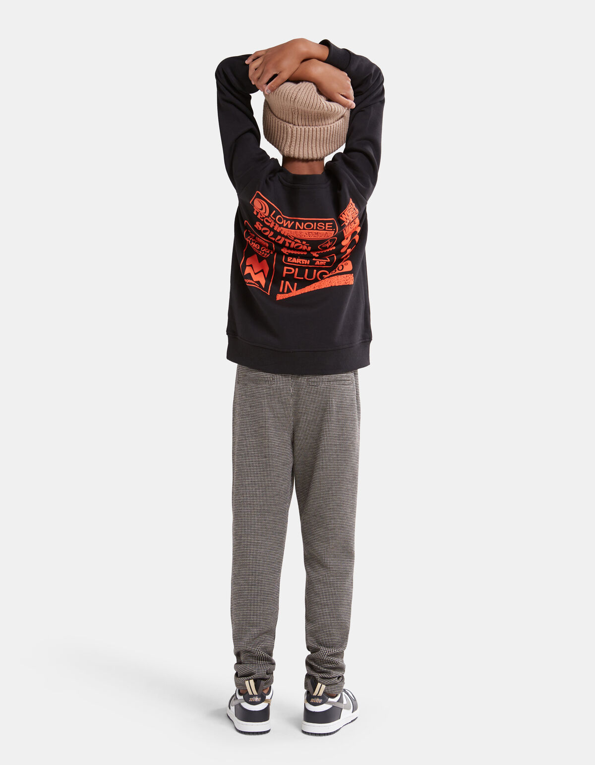 Print Sweater Zwart SHOEBY BOYS