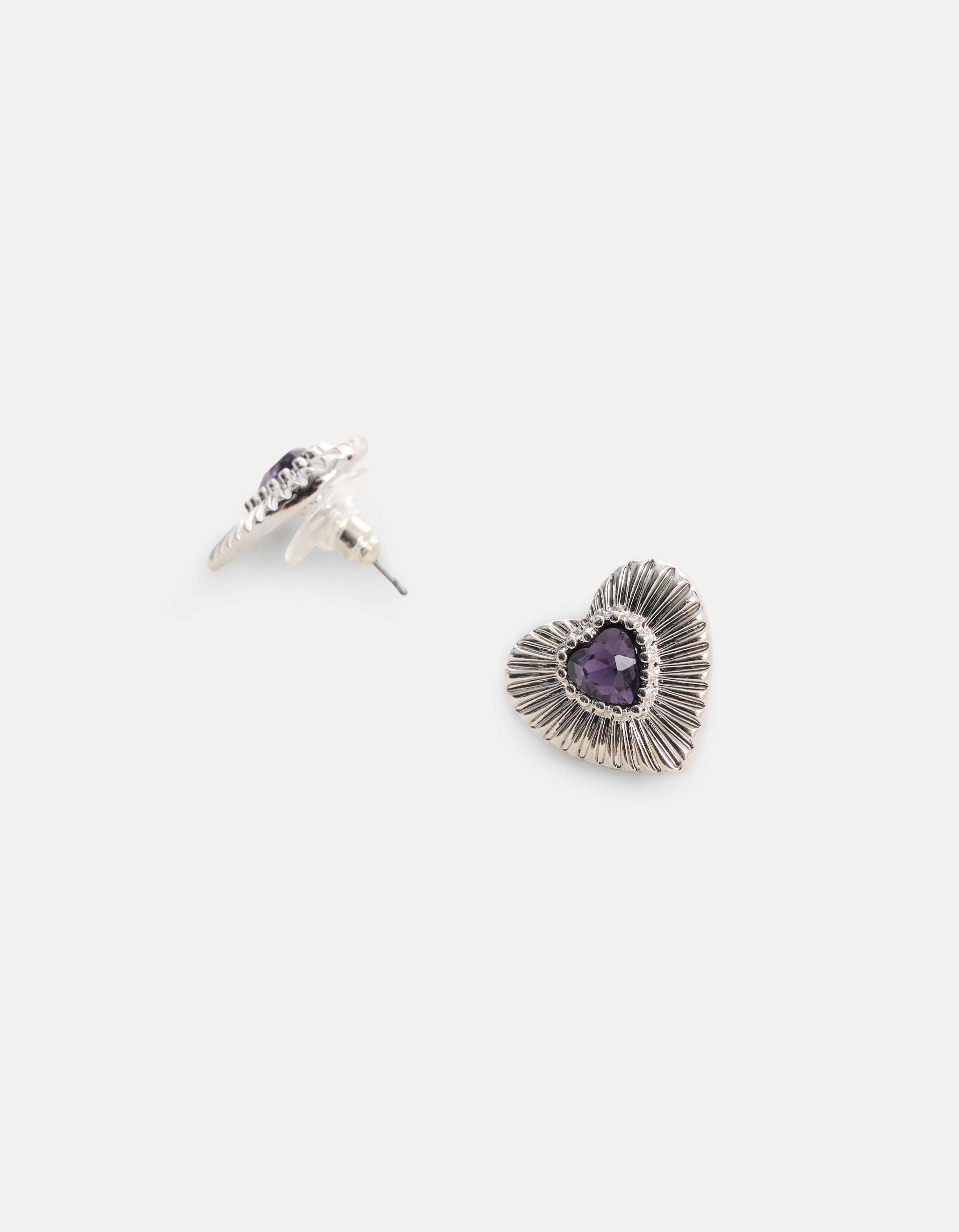 Heart Oorbellen Zilver SHOEBY ACCESSOIRES