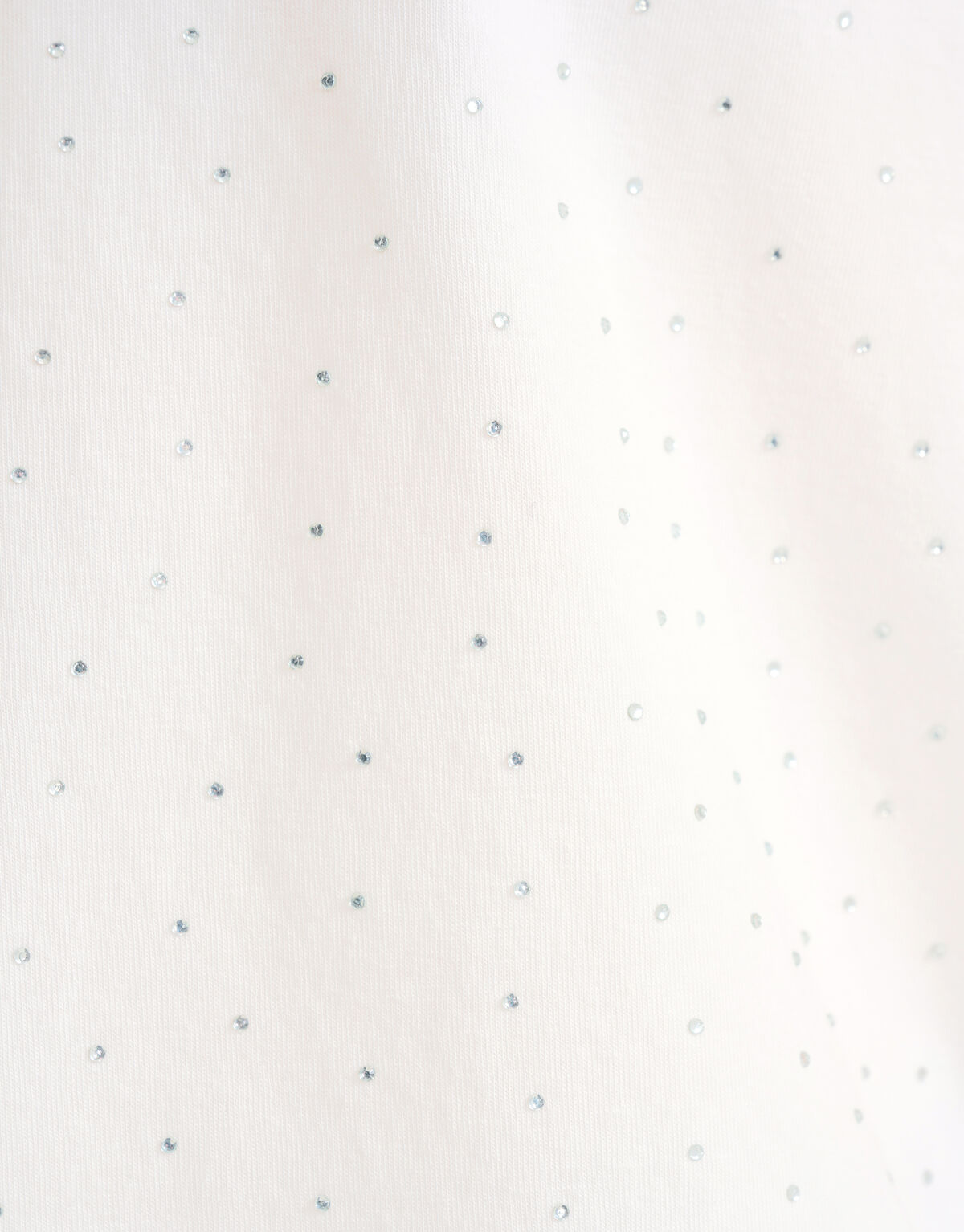 Strass T-shirt Gebroken Wit SHOEBY WOMEN