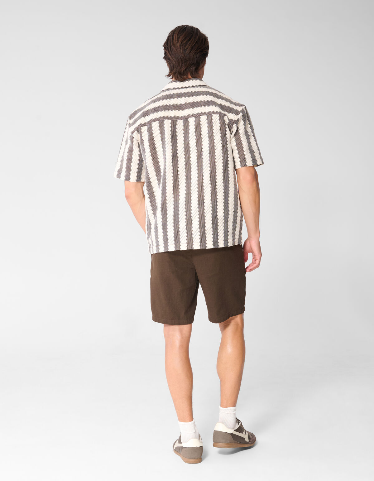 Relaxed Fit Crochet Overshirt SHOEBY MEN