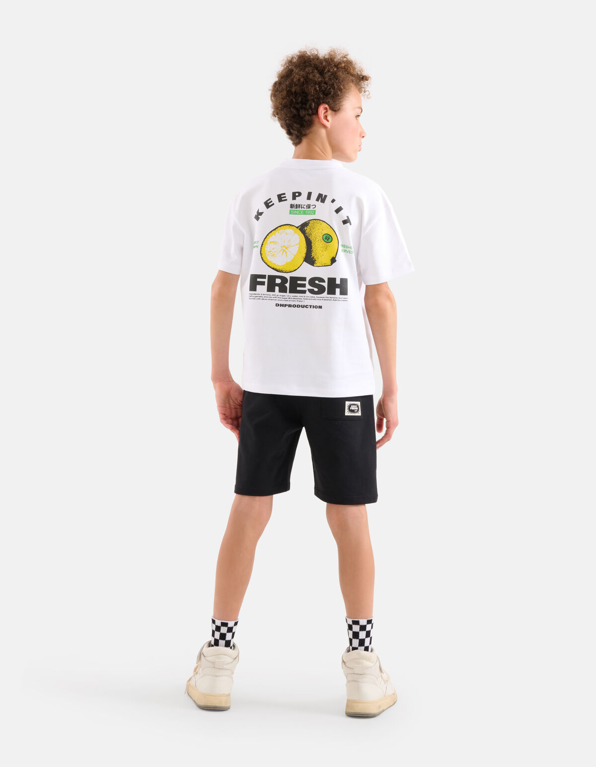 Heavy Artwork T-shirt Wit By Dylan SHOEBY BOYS