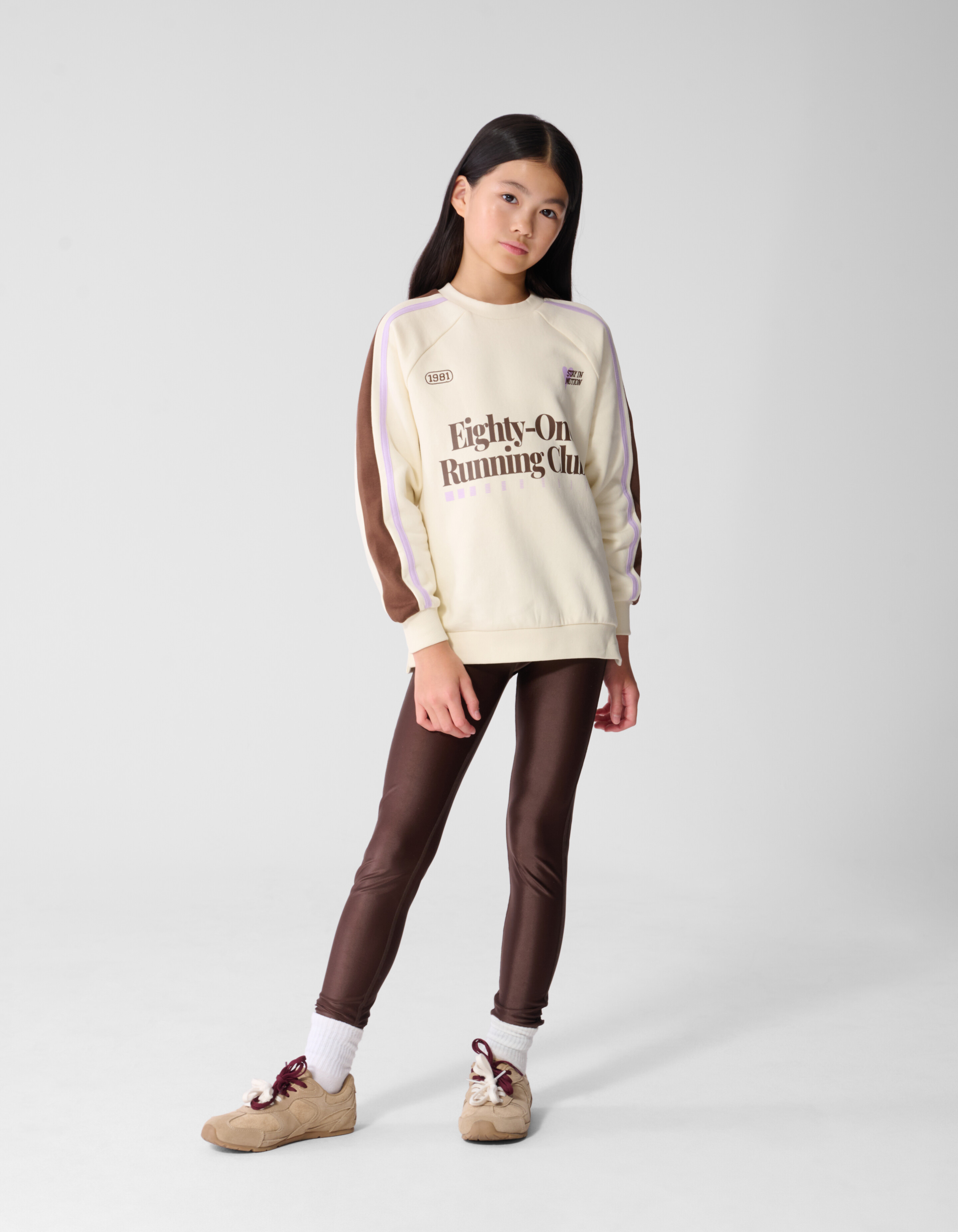 Shiny Legging Donkerbruin SHOEBY GIRLS