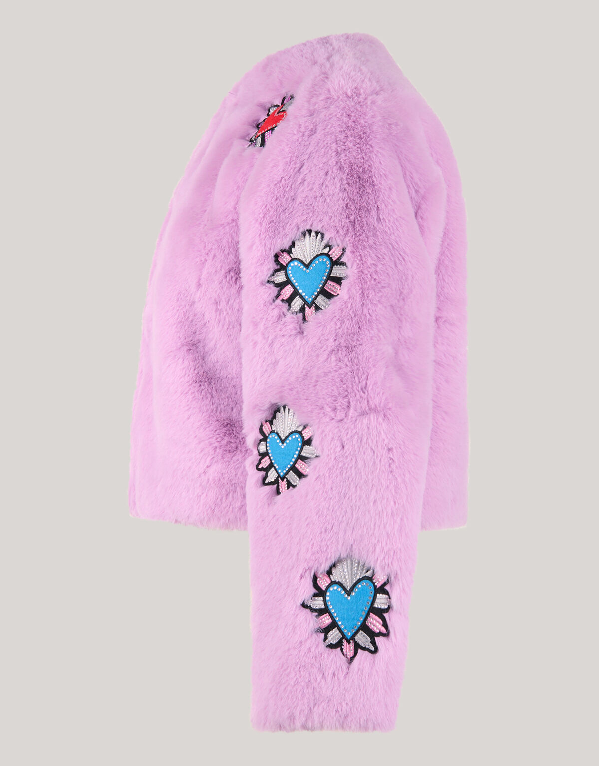 Fake Fur Jas Lichtpaars SHOEBY WOMEN