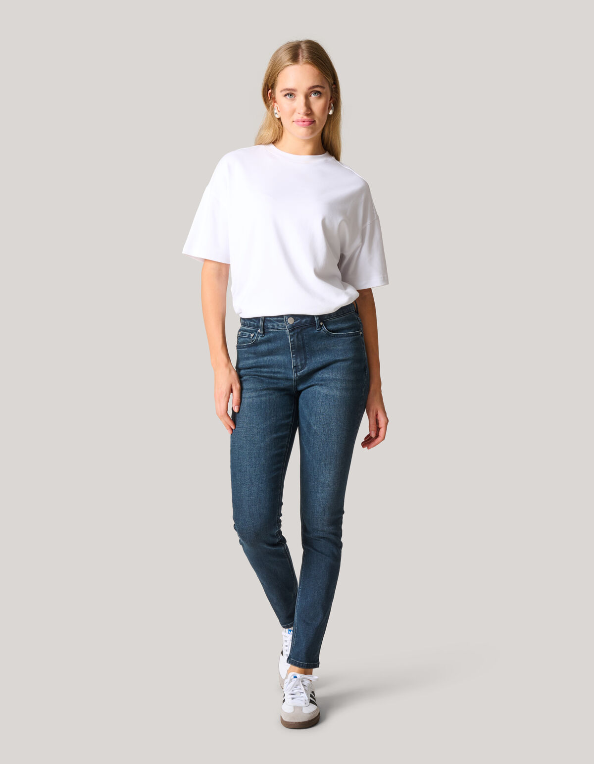 Skinny Jeans Donkerblauw L30 SHOEBY WOMEN