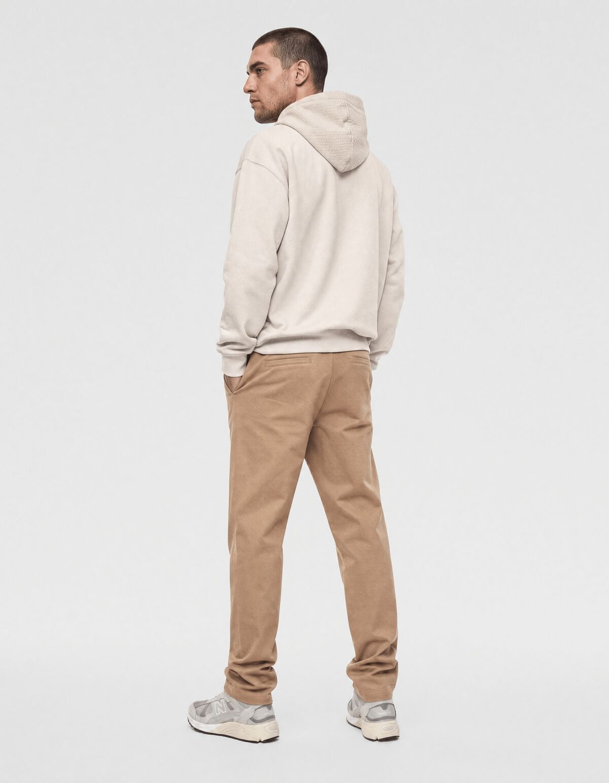 Keper Structuur Broek Lichtbruin SHOEBY MEN