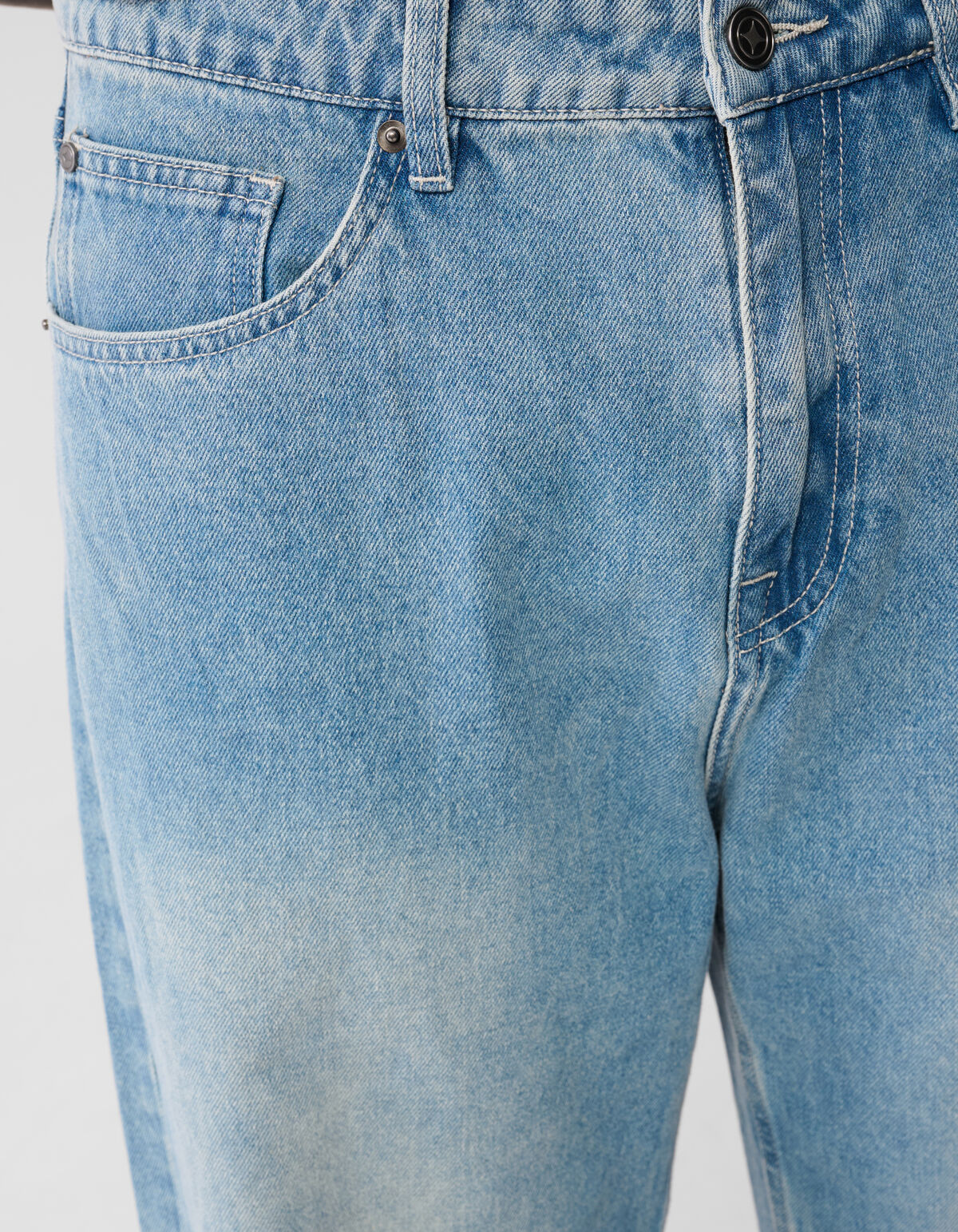 Baggy Fit Jeans Mediumstone L34 SHOEBY MEN