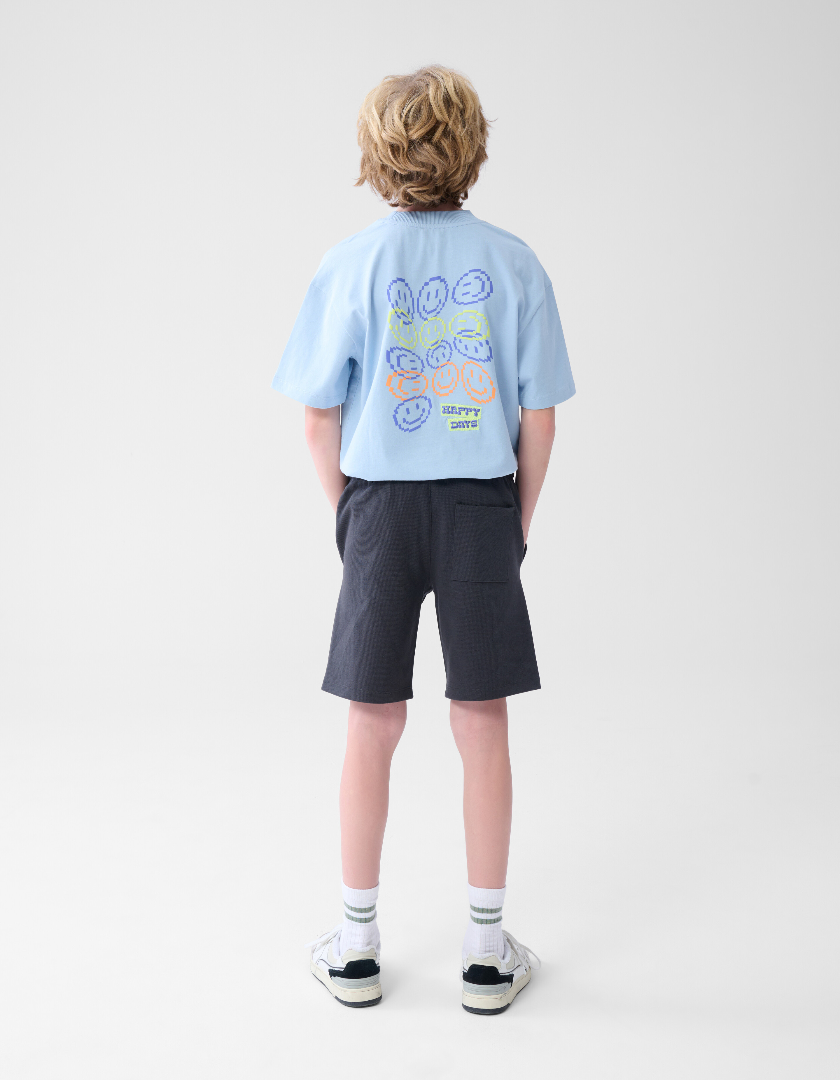 Pique Short Donkergrijs SHOEBY BOYS