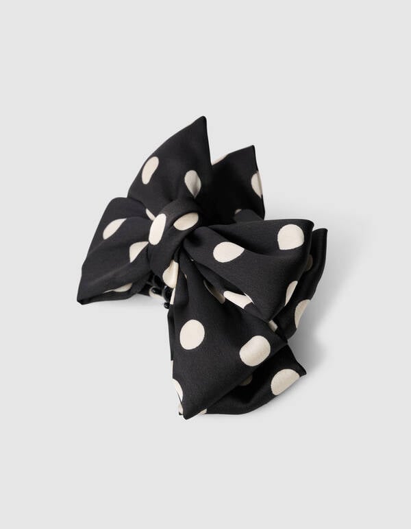 Stip Strik Haarclip Zwart SHOEBY ACCESSOIRES