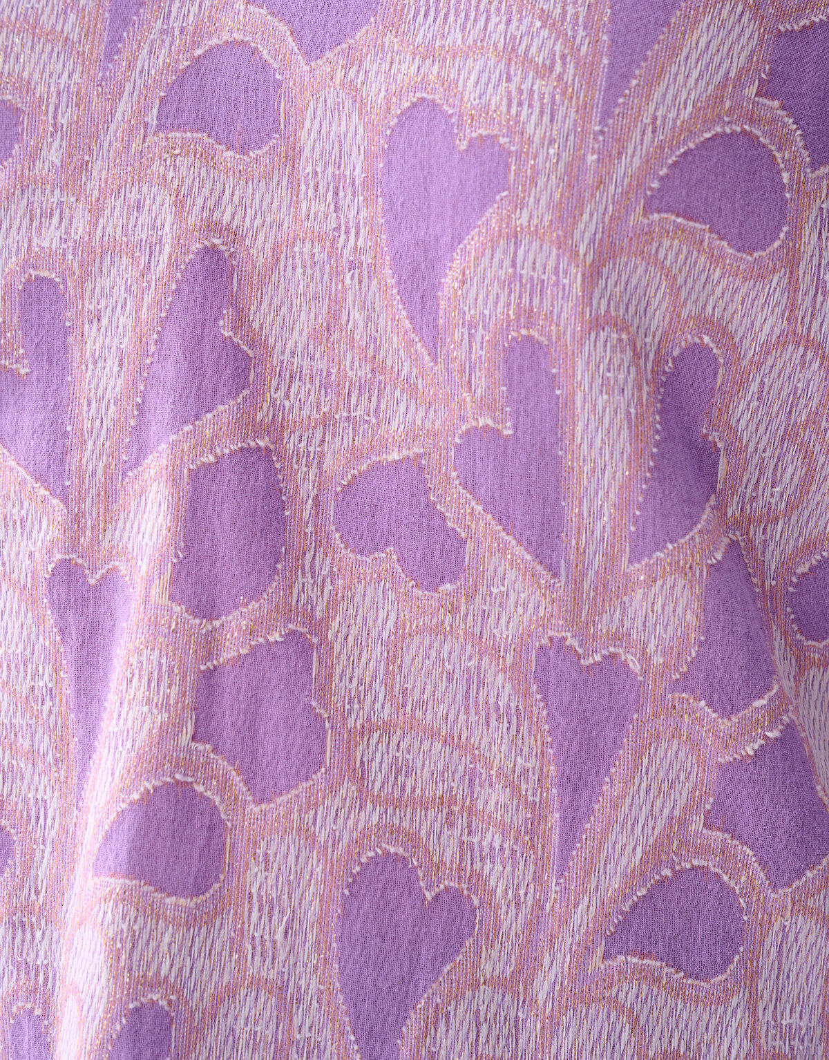 Lurex Heart Blouse Paars SHOEBY WOMEN