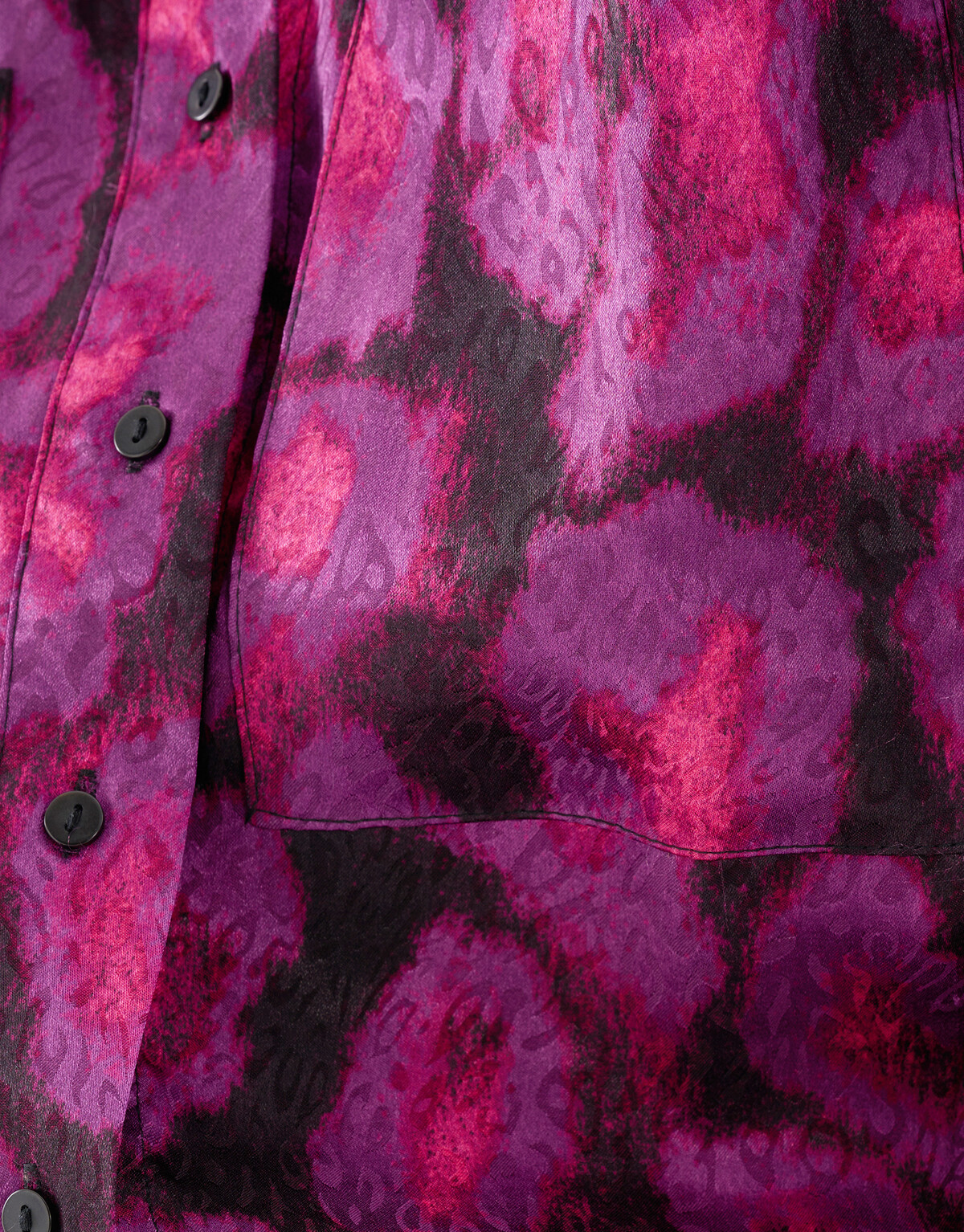 Shoulder Padding Satin Jurk EKSEPT