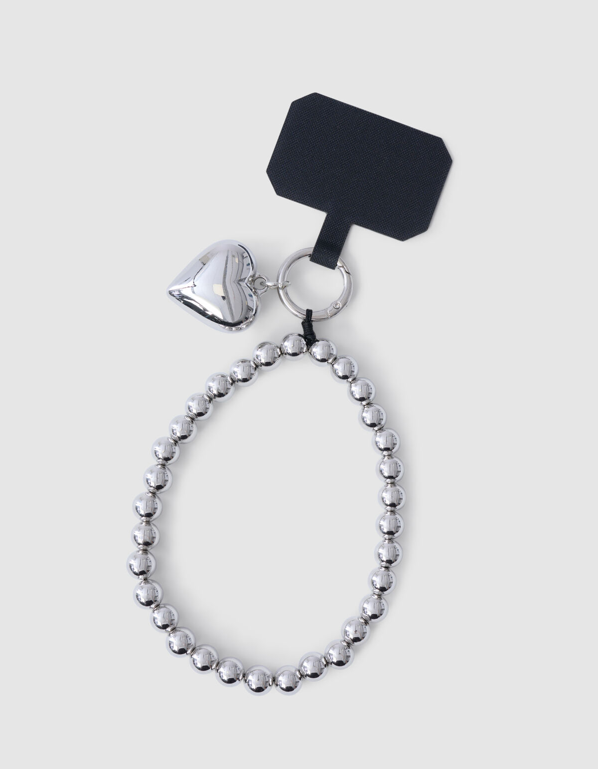 Heart Telefoonkoord Zilver SHOEBY ACCESSOIRES