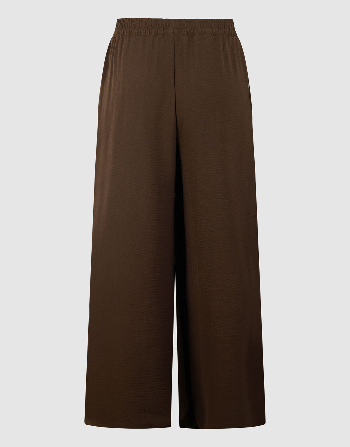 Twist Piping Wide Leg Fit Broek Bruin SHOEBY WOMEN