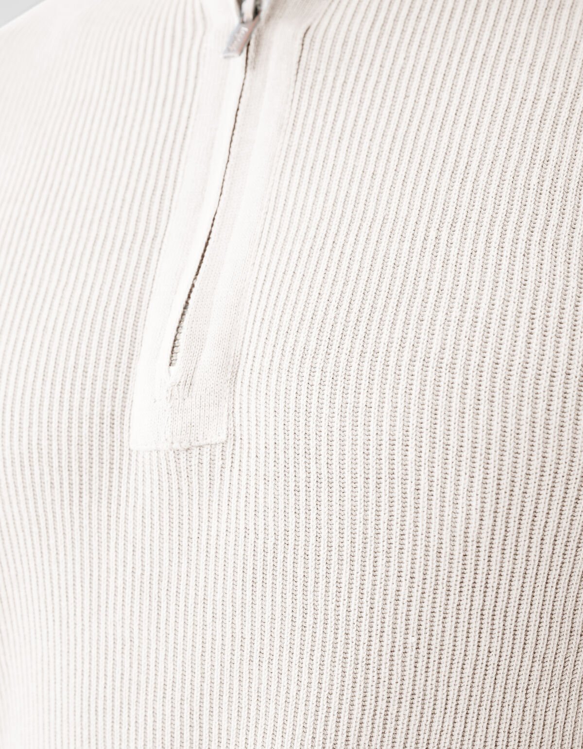 Zipper Trui Gebroken Wit SHOEBY MEN