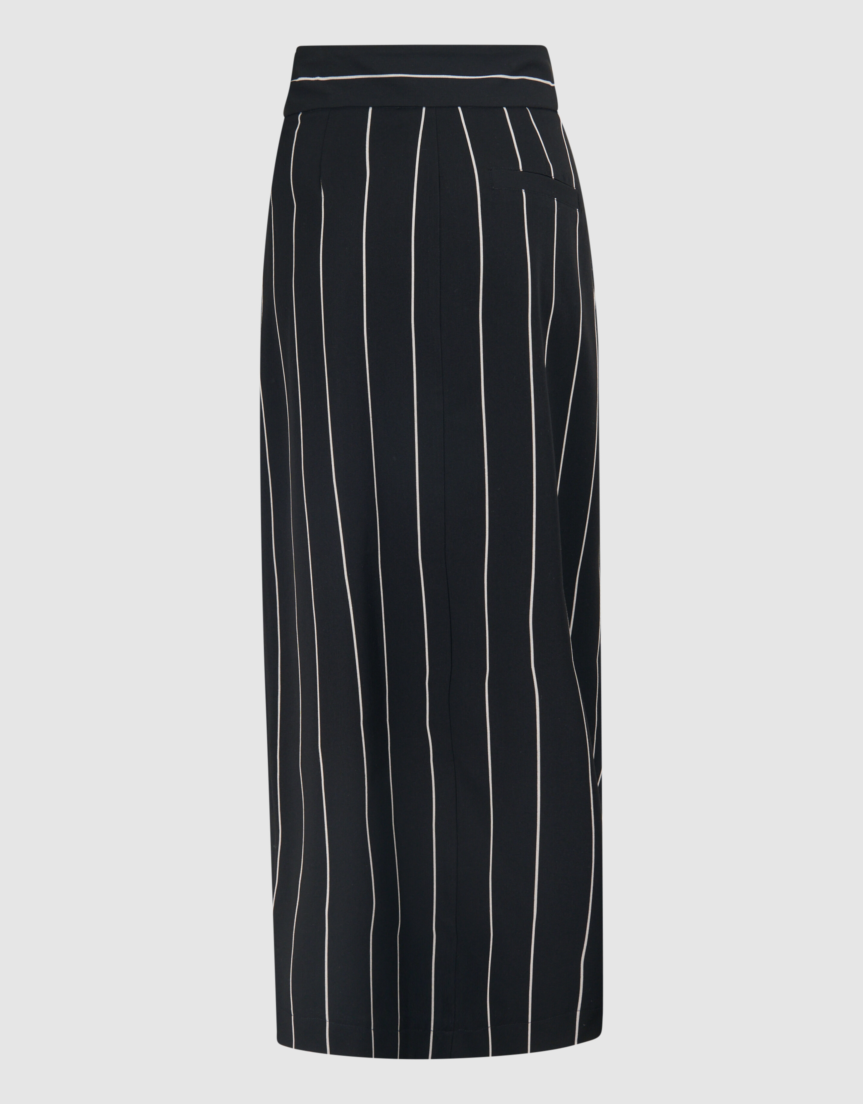 Stripe Overslag Maxi Rok Zwart/Wit By Lonneke SHOEBY WOMEN