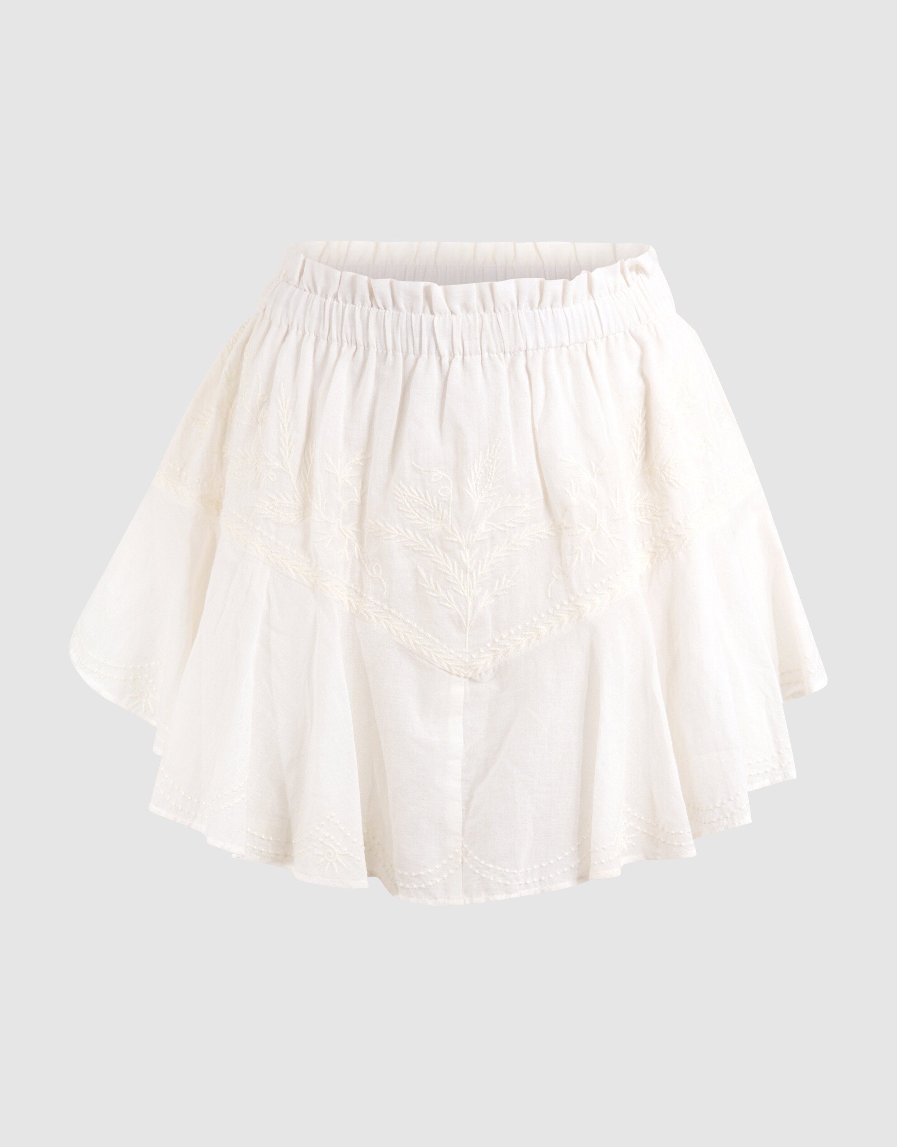 Ruffle Skort Wit SHOEBY WOMEN