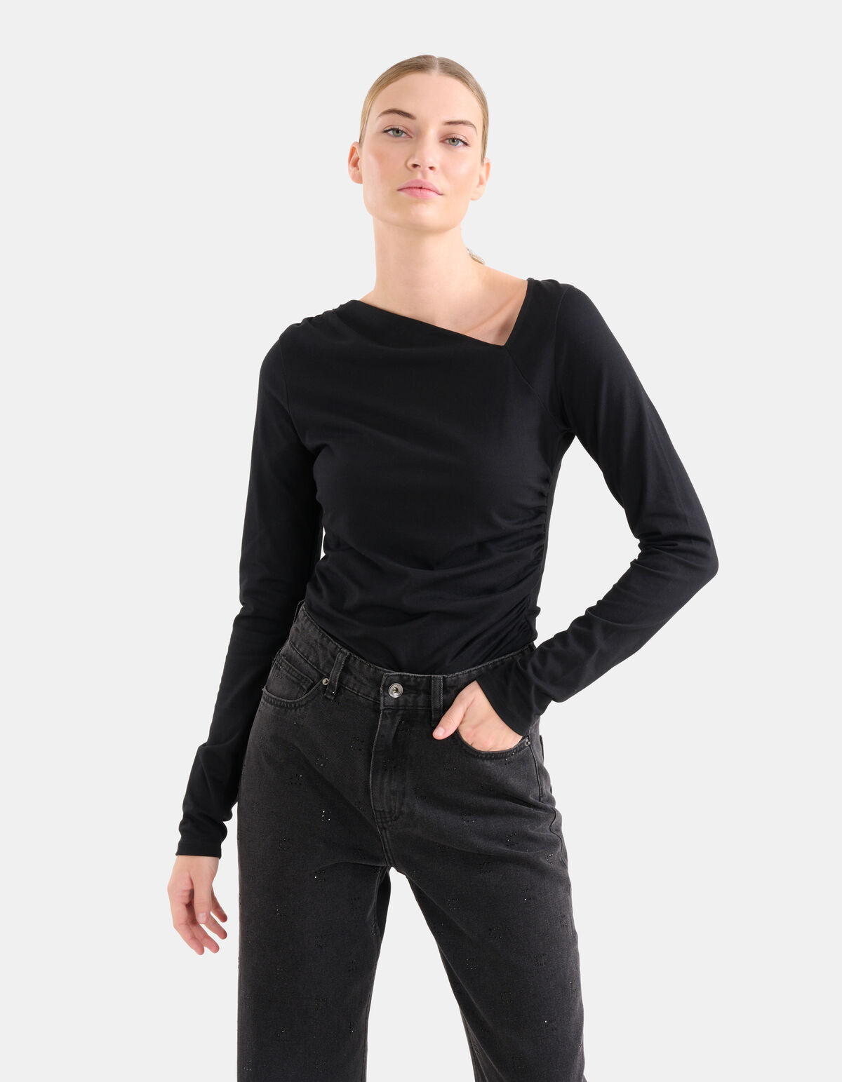 Asymmetrische Top Zwart SHOEBY WOMEN