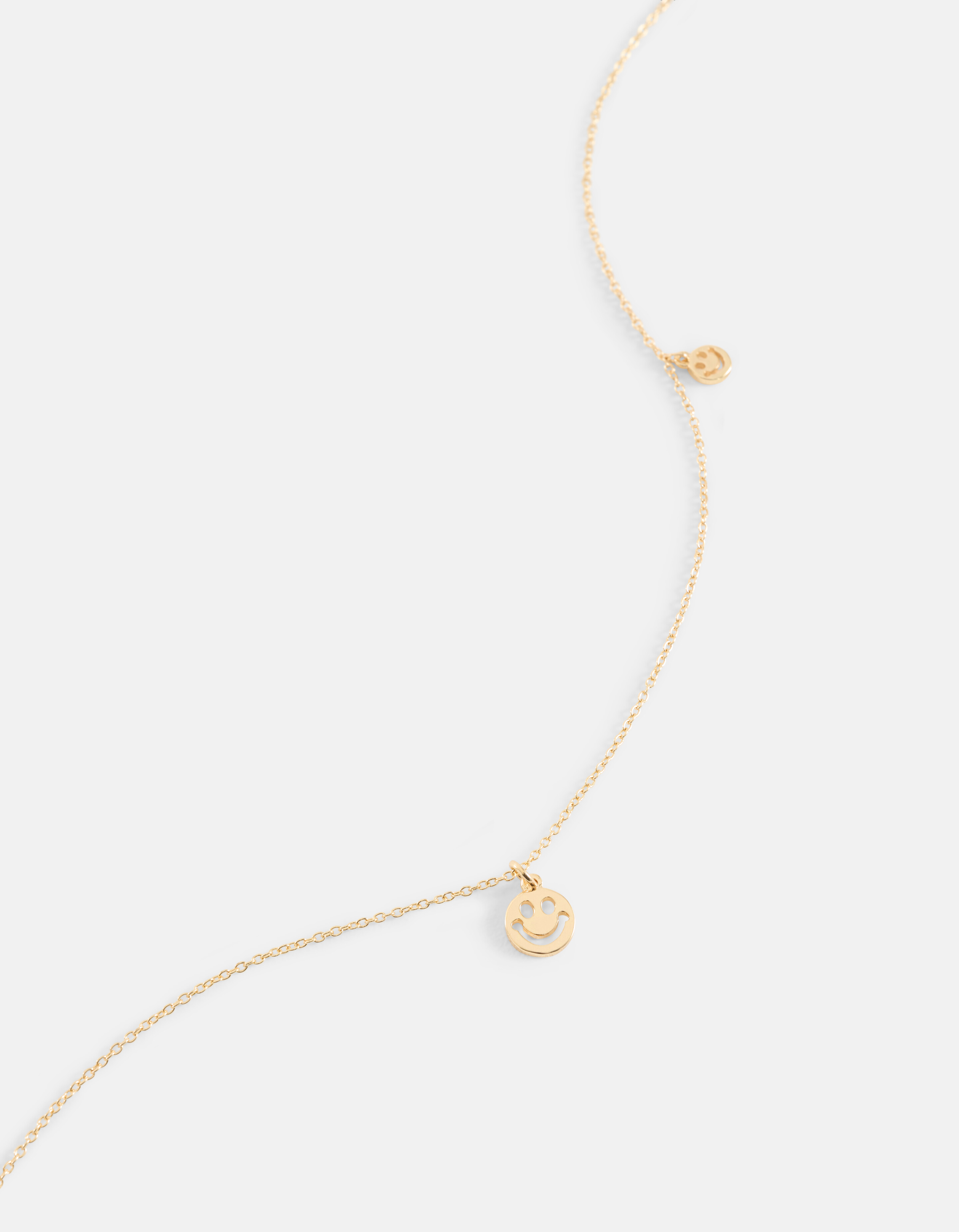 Smiley Ketting Goud SHOEBY ACCESSOIRES